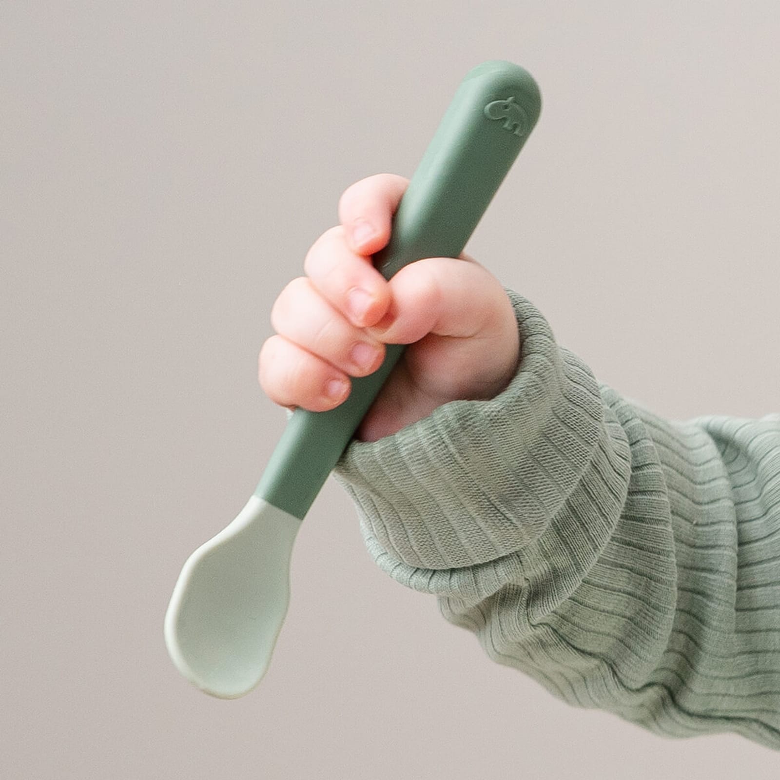 Easy Grip Baby Spoon 3 Pack - Sand