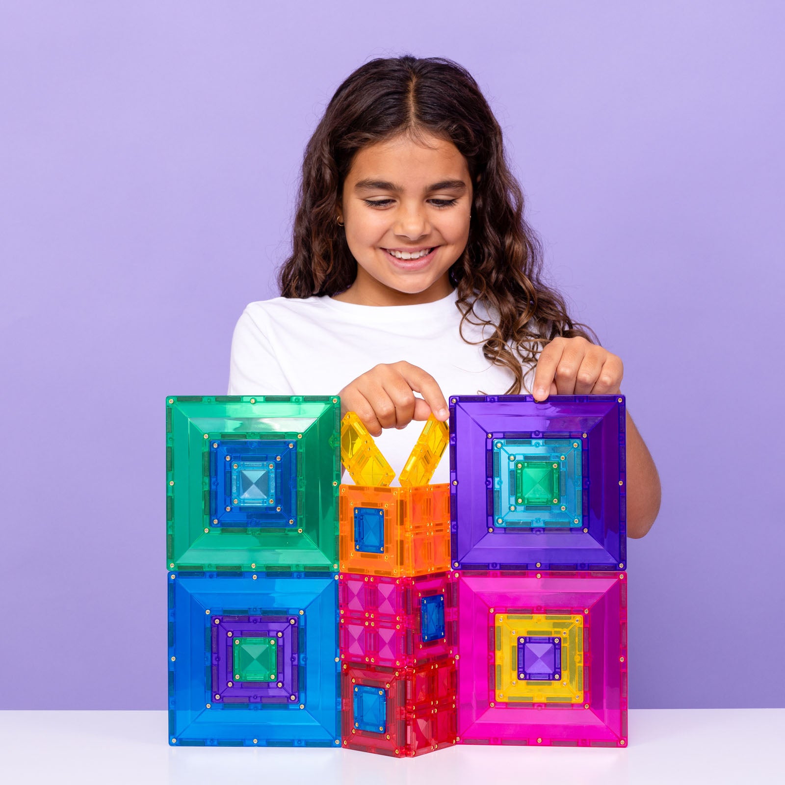 Magnetic Tiles Bright Portal Pack - 48 Pieces