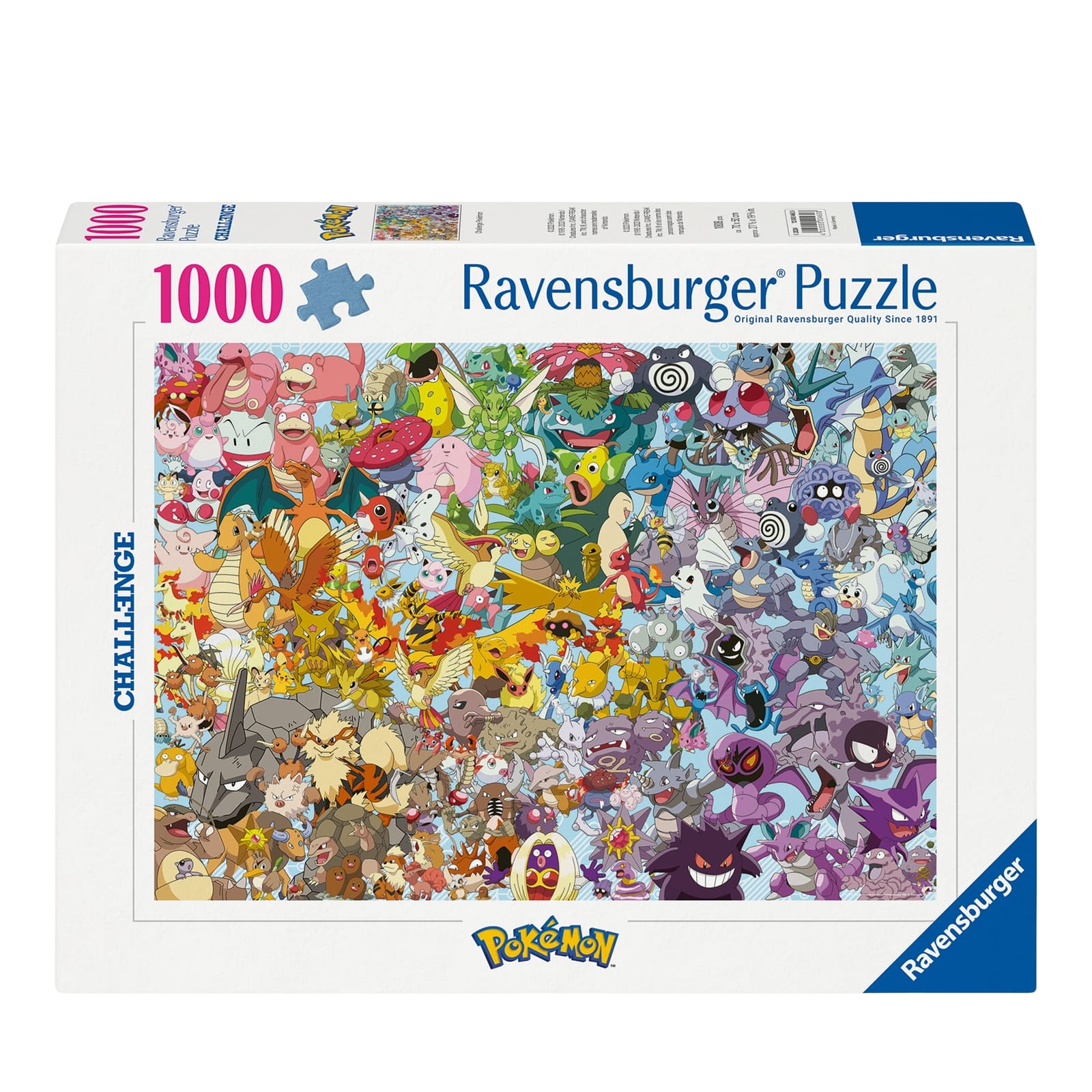 Challenge Pokemon - 1000 Piece Puzzle