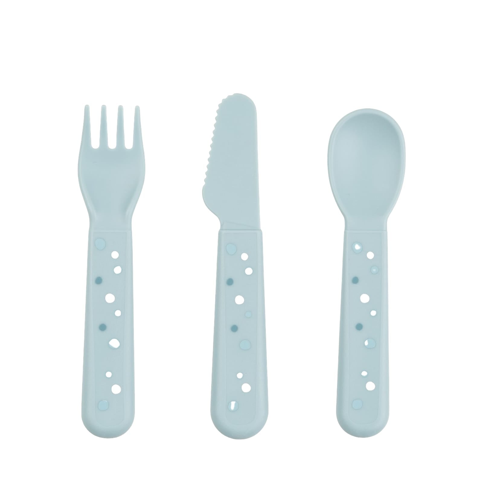 Cutlery Set - Happy Dots Blue