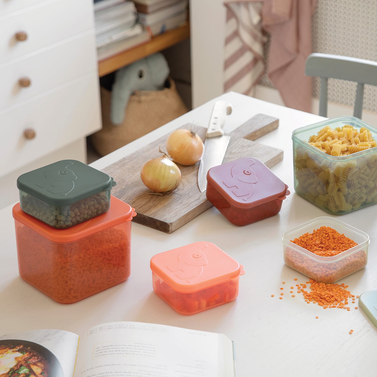 Food Storage Container Set - Elphee Green