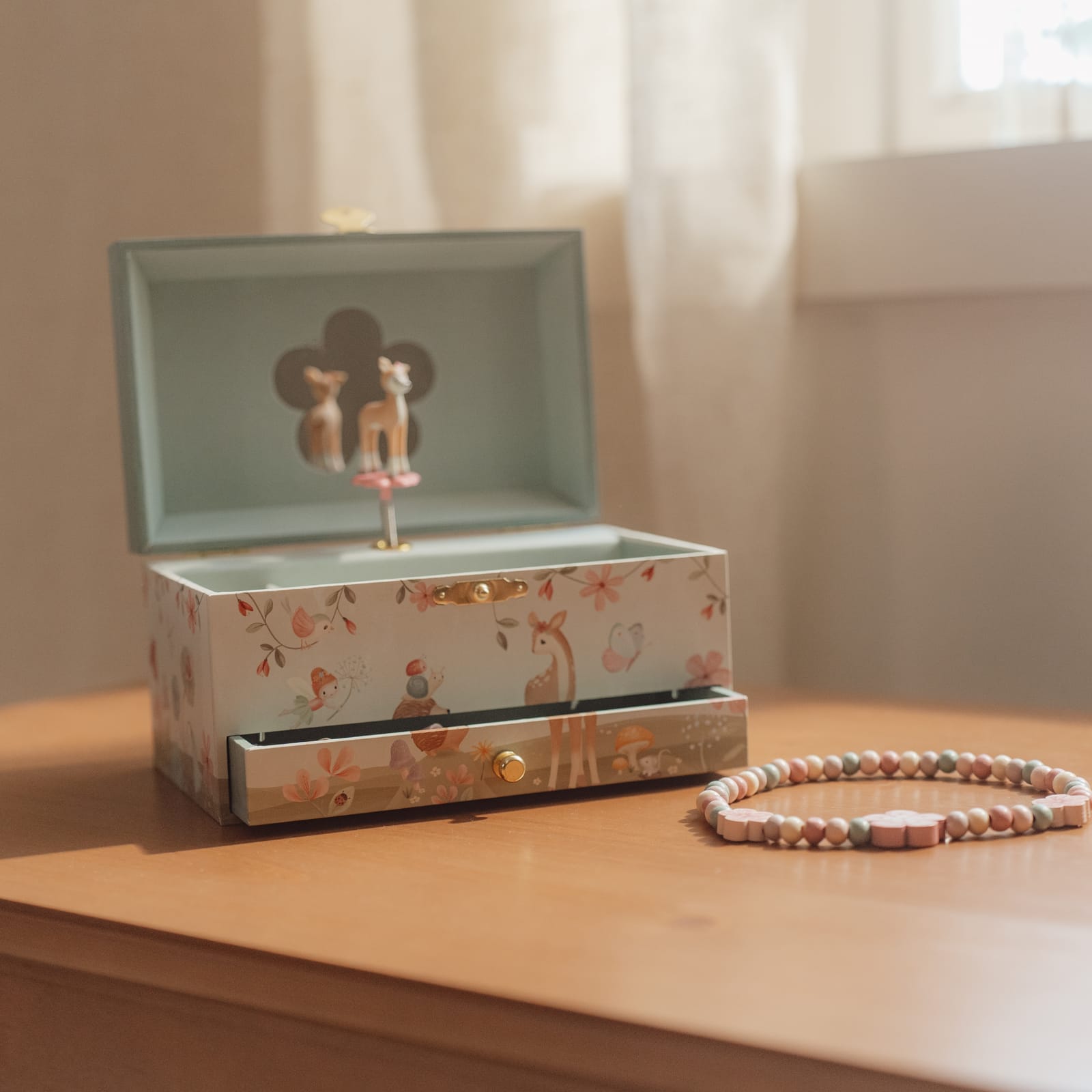 Musical Jewellery Box - Forest Friends