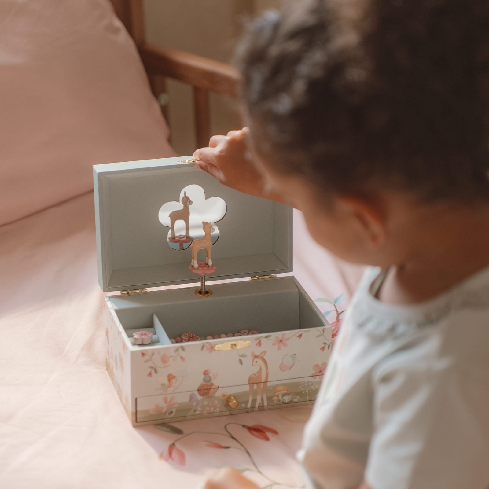 Musical Jewellery Box - Forest Friends