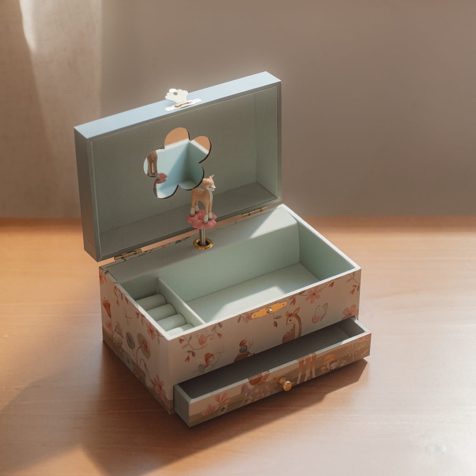 Musical Jewellery Box - Forest Friends