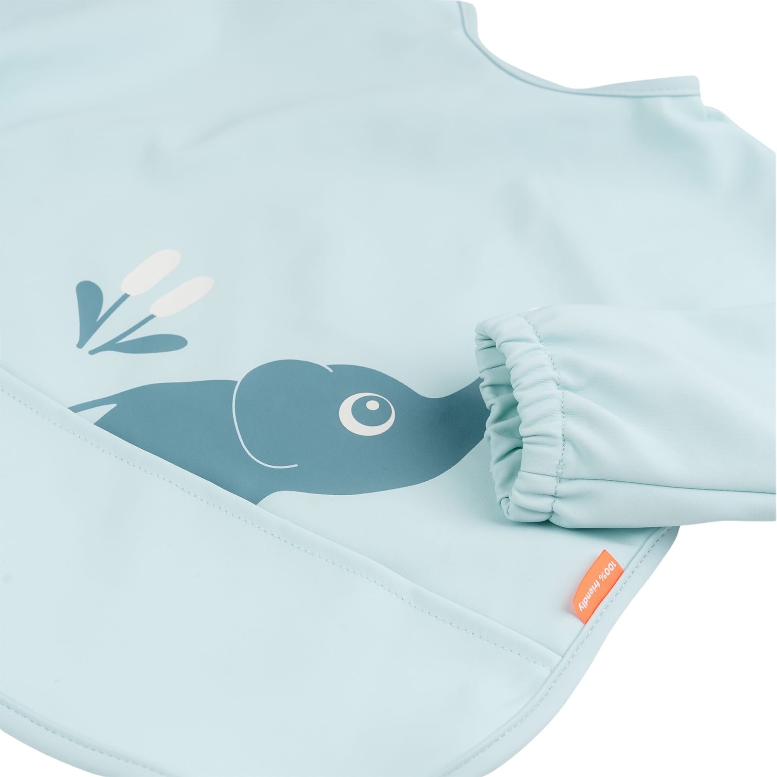 Sleeved Pocket Bib - Elphee Blue