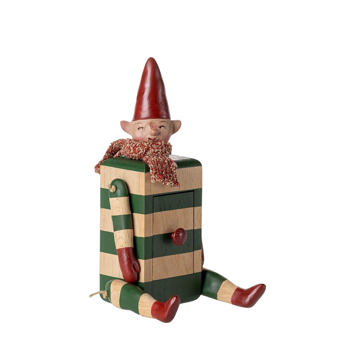 Elf With Drawer - Green