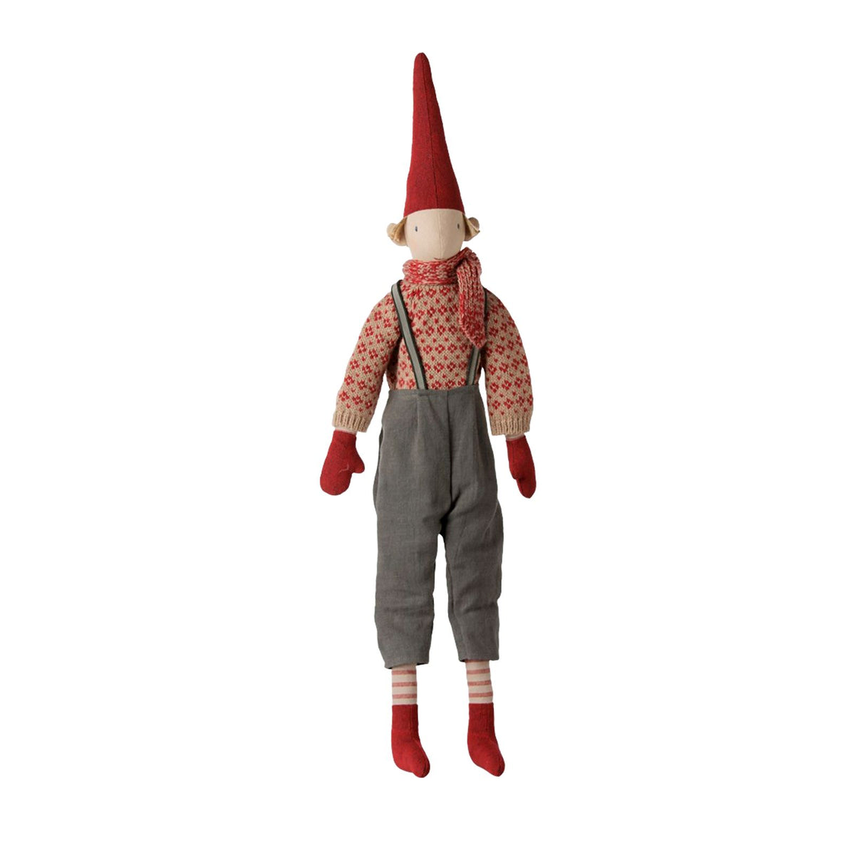 Pixy - Size 4 - Boy - Knitted Sweater And Scarf