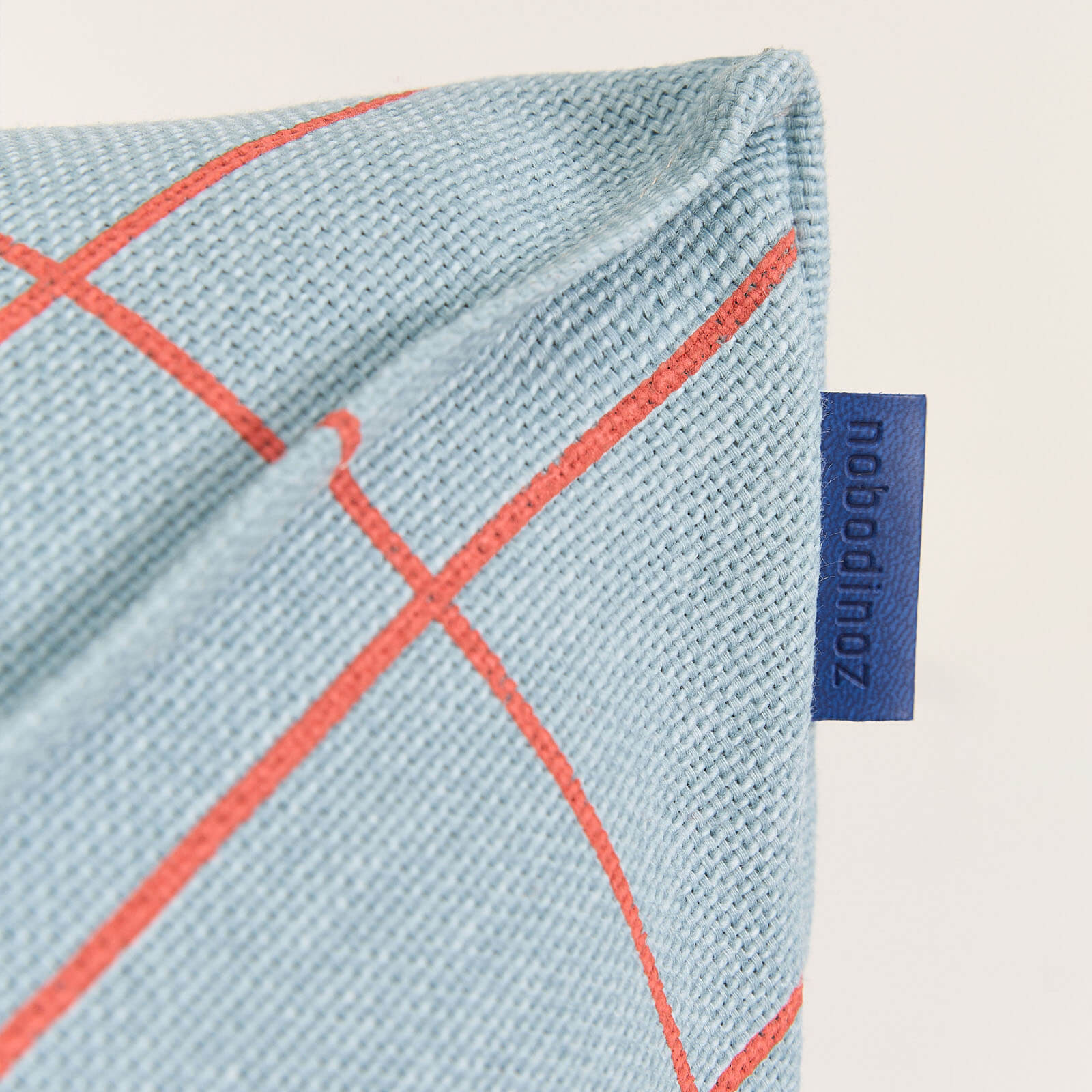 Armchair Beanbag Vibes - Blue Red Grid