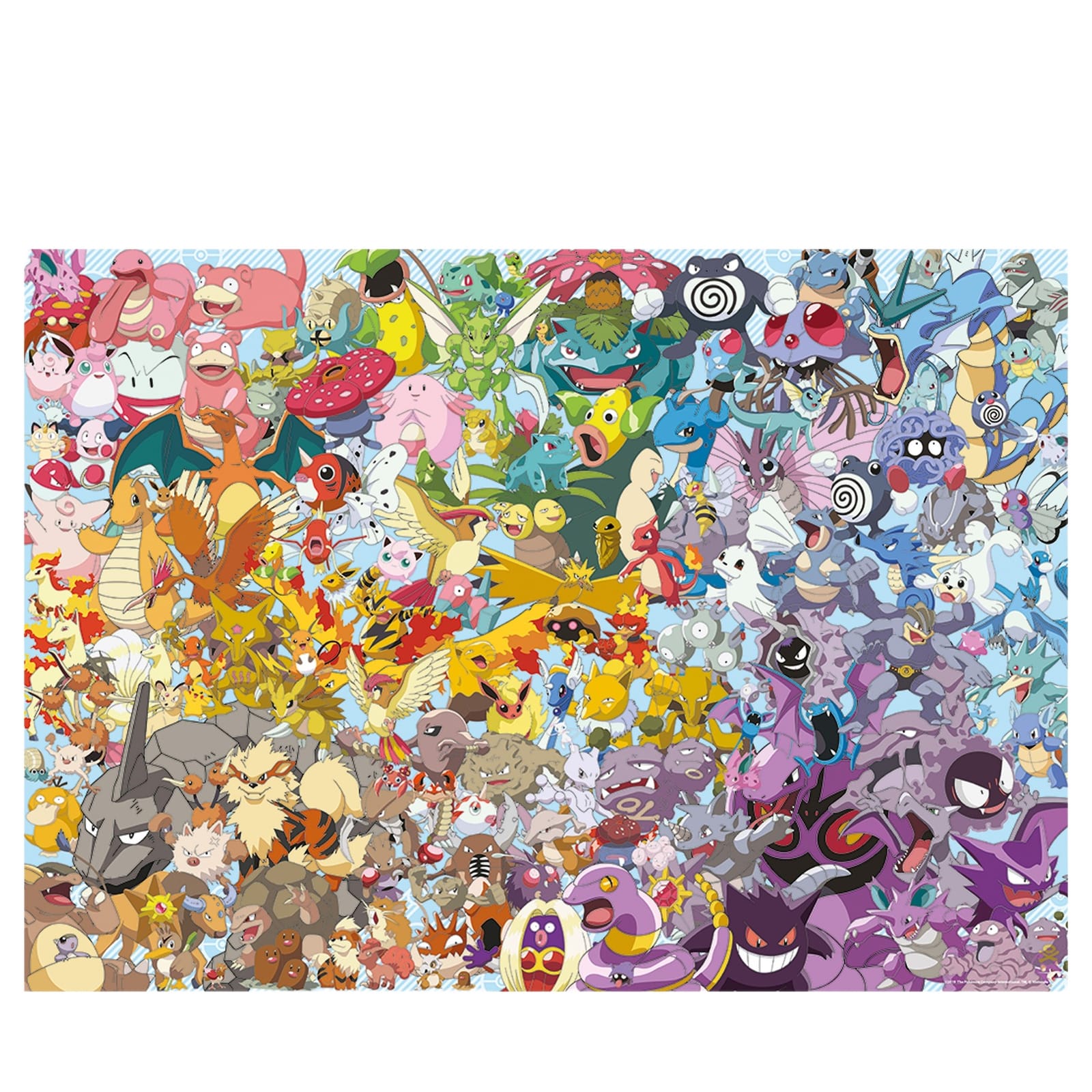 Challenge Pokemon - 1000 Piece Puzzle