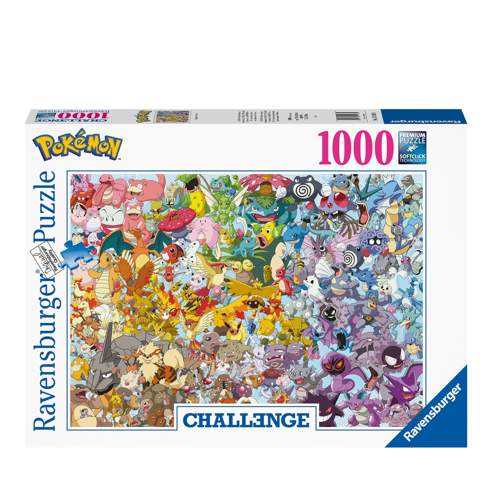 Challenge Pokemon - 1000 Piece Puzzle