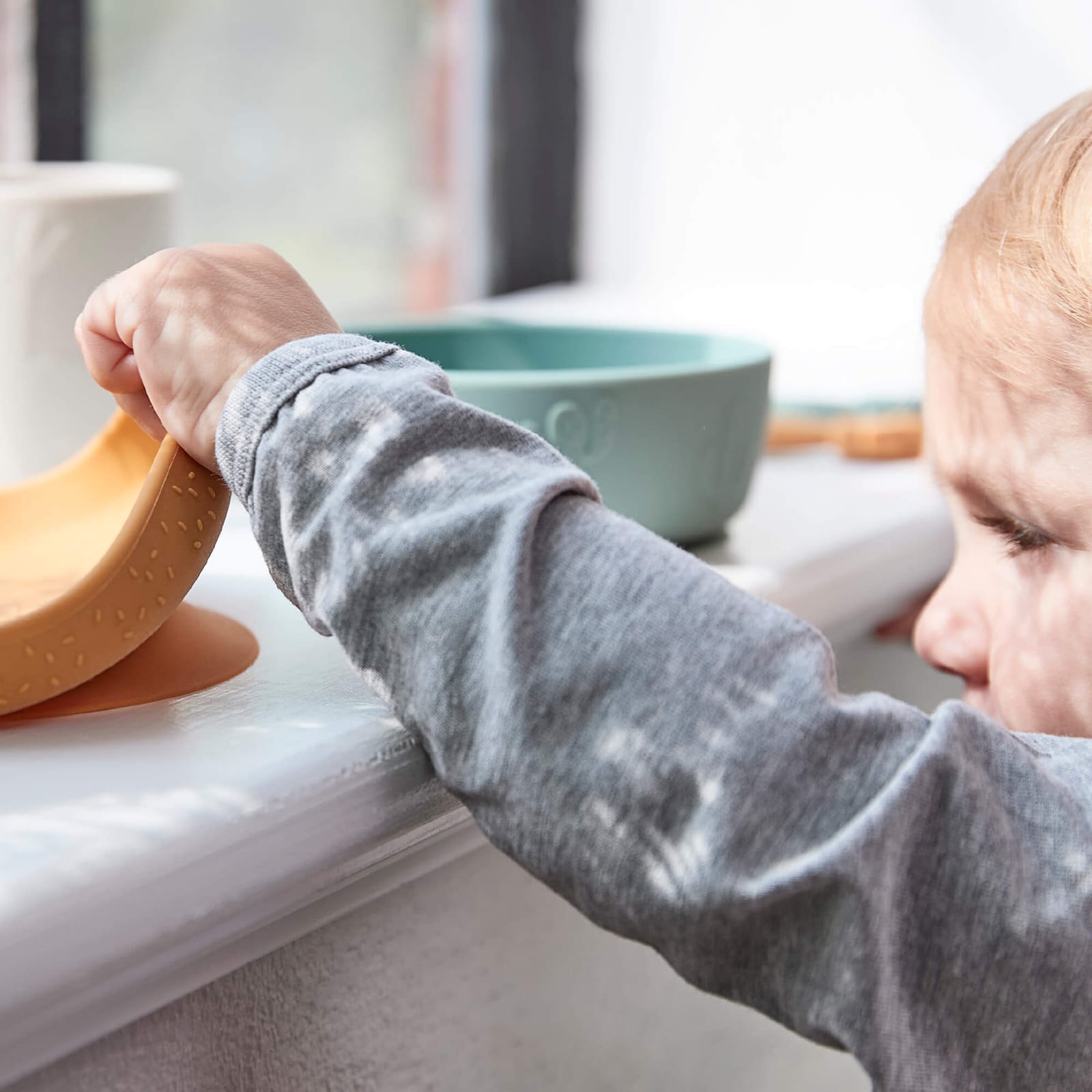 Stick and Stay Dinner Set - Lalee Green-Mustard-Sand