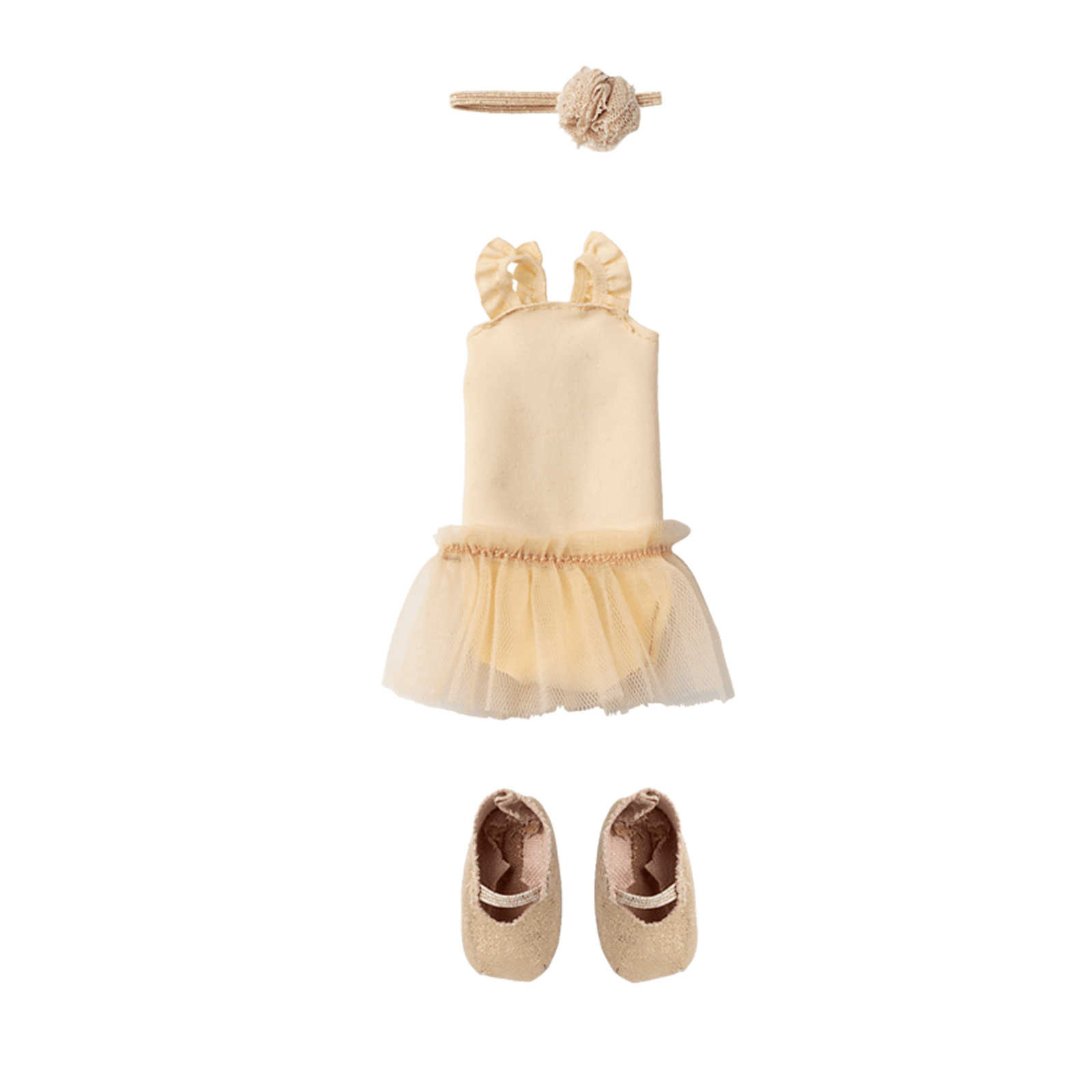Ballet Suit and Skirt Cream - Size 2