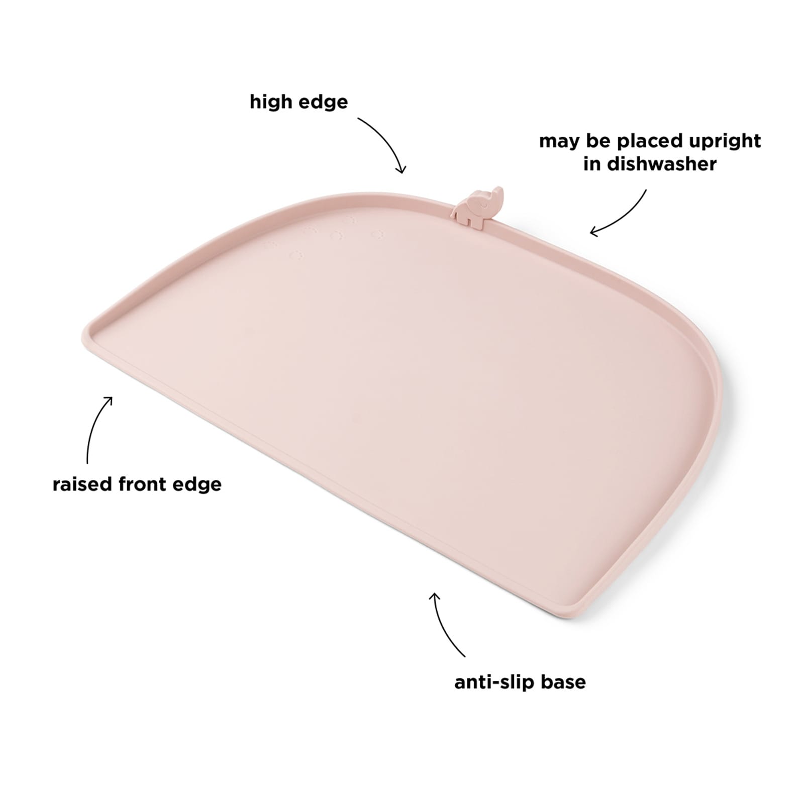 High Edge Silicone Placemat - Elphee Powder