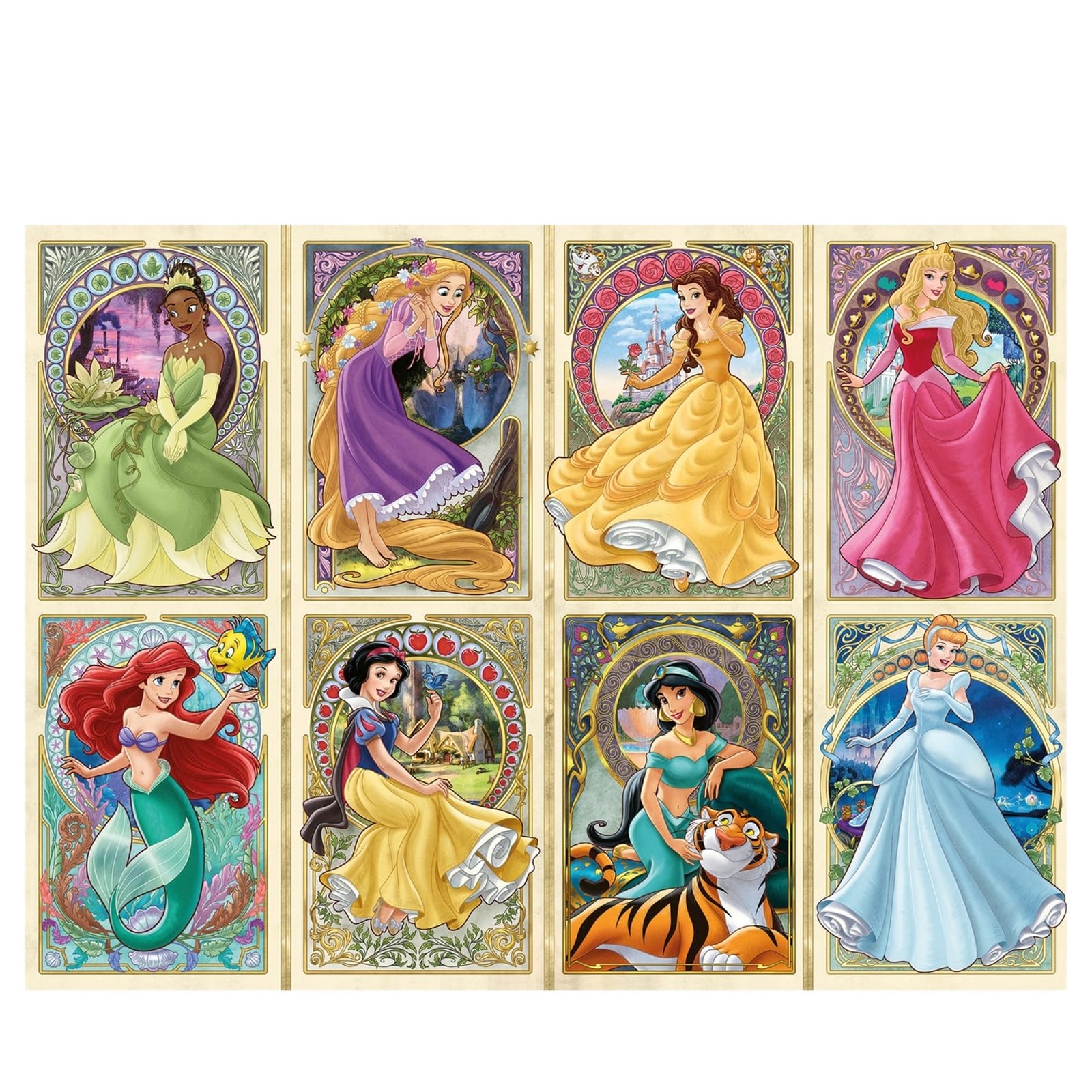 Disney Princesses - Art Nouveau - 1000 Piece Puzzle