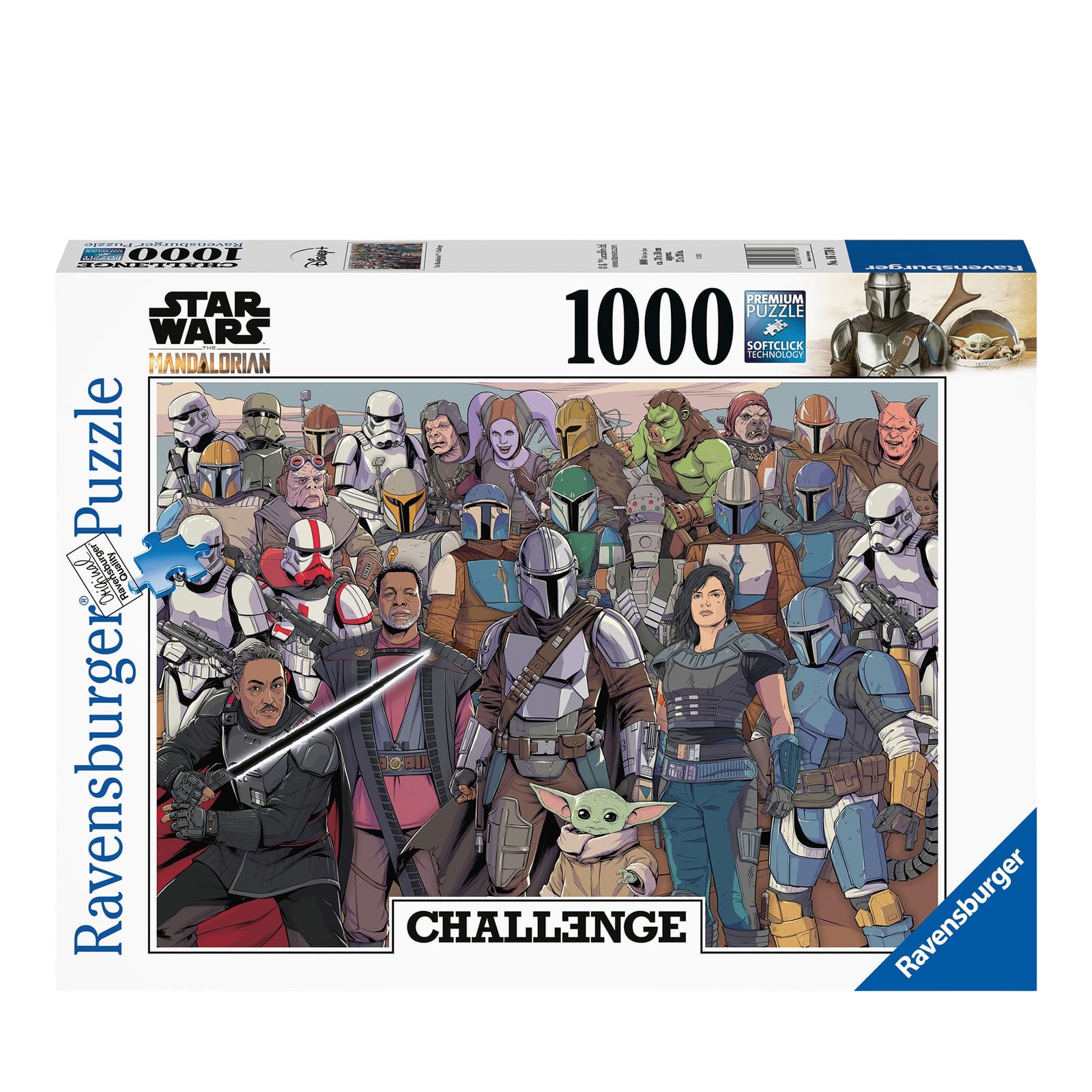 Challenge Star Wars The Mandalorian - 1000 Piece Puzzle