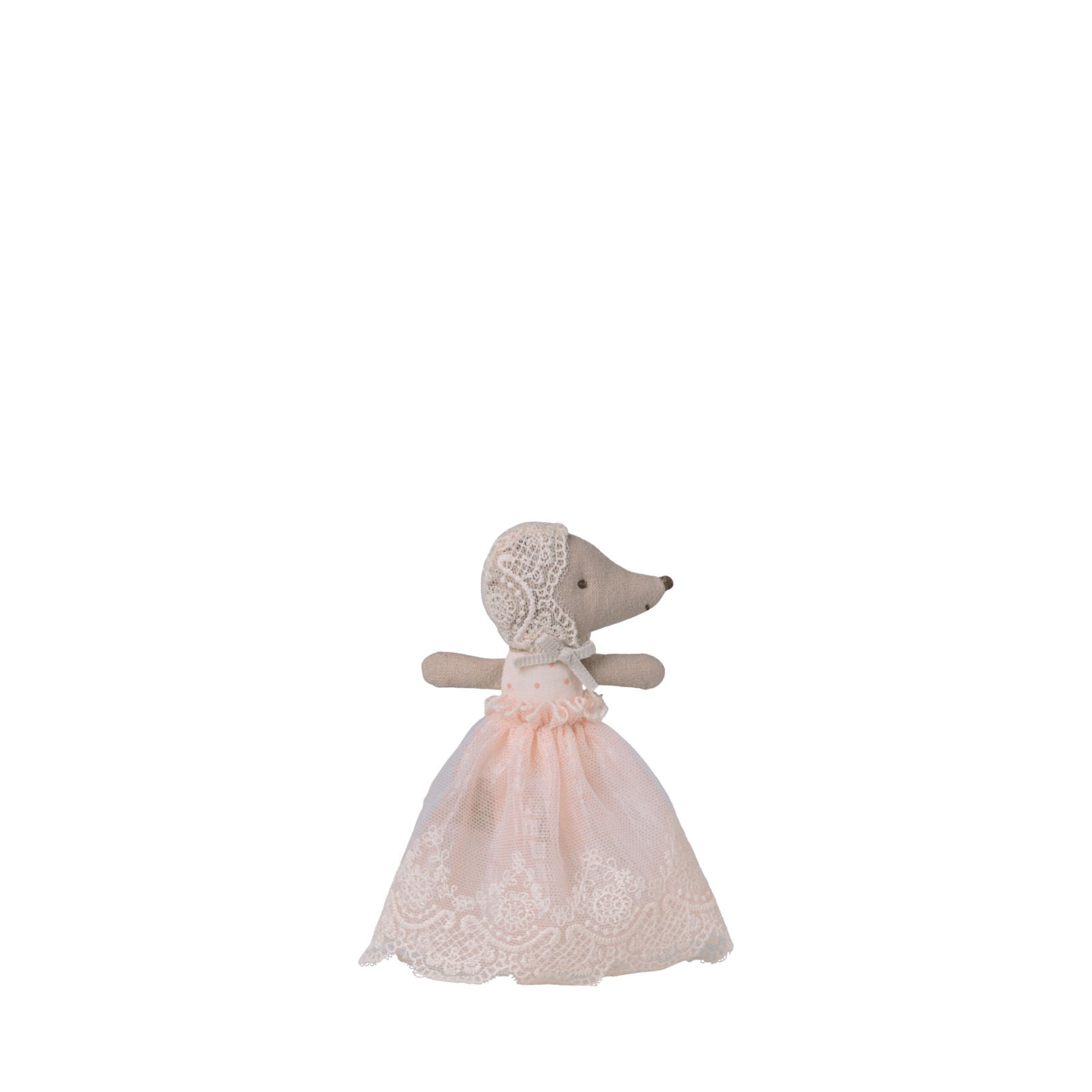 Baby Mouse In Gown - Powder