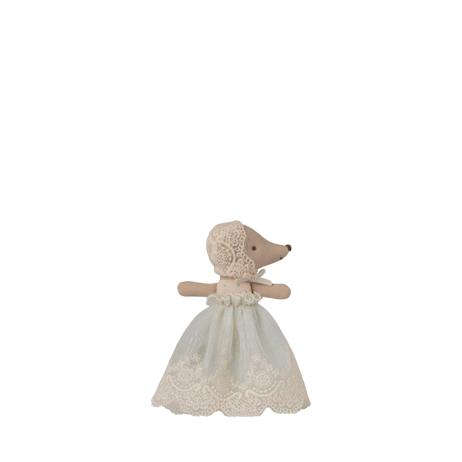 Baby Mouse In Gown - Mint