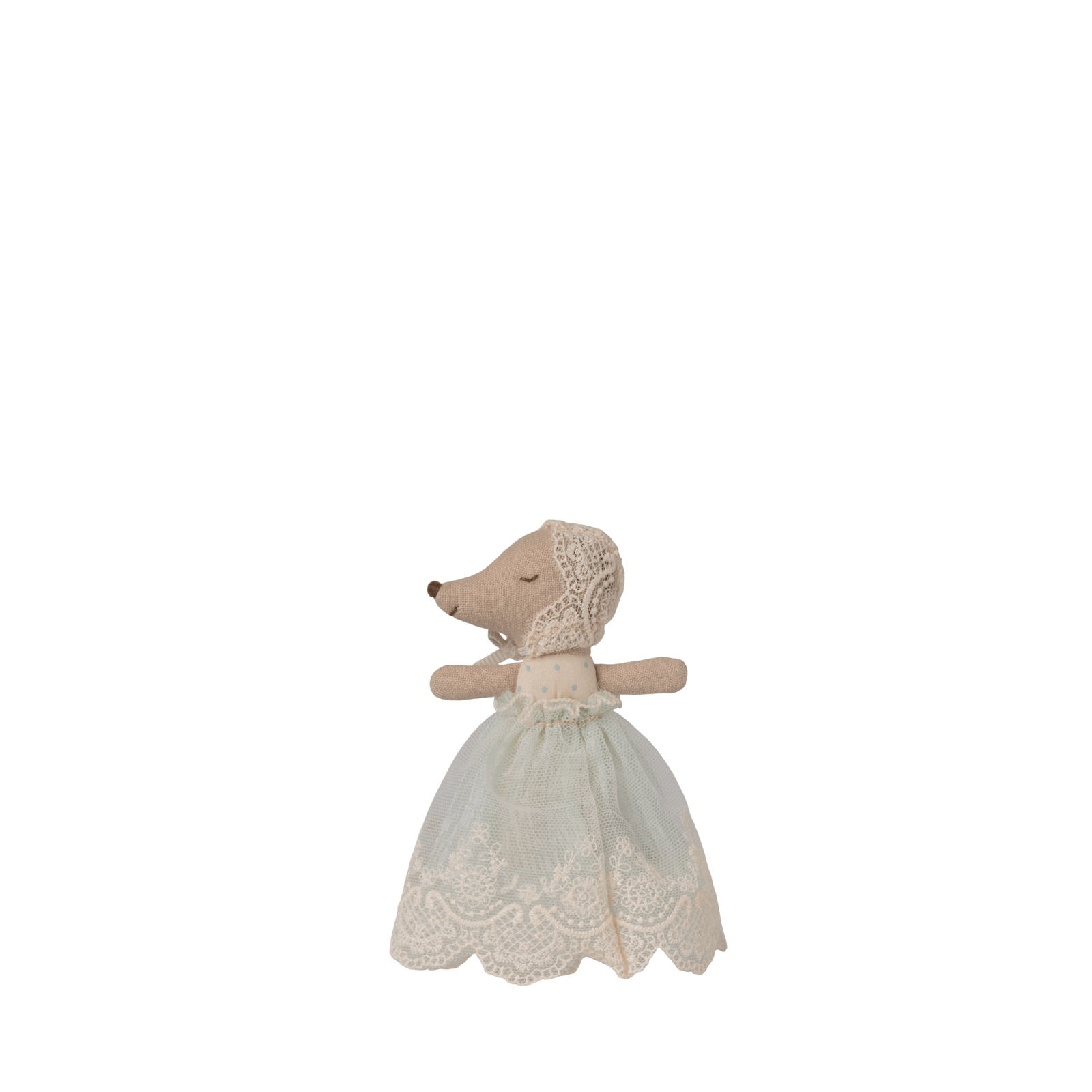Baby Mouse In Gown - Mint