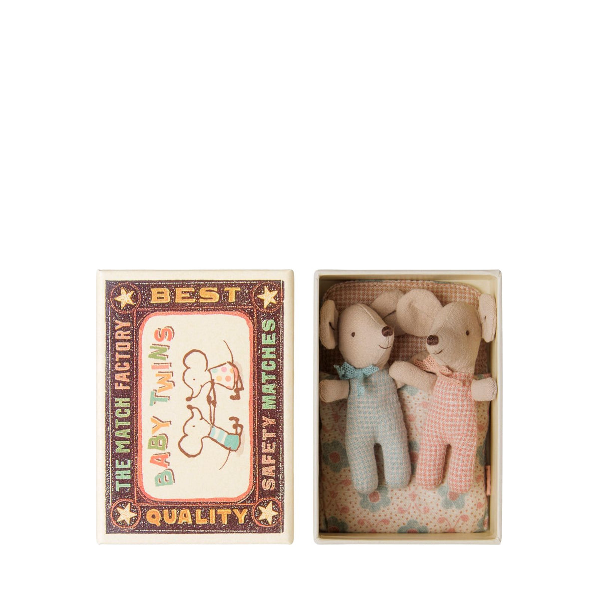 Twins - Baby Mice In Matchbox - Checker