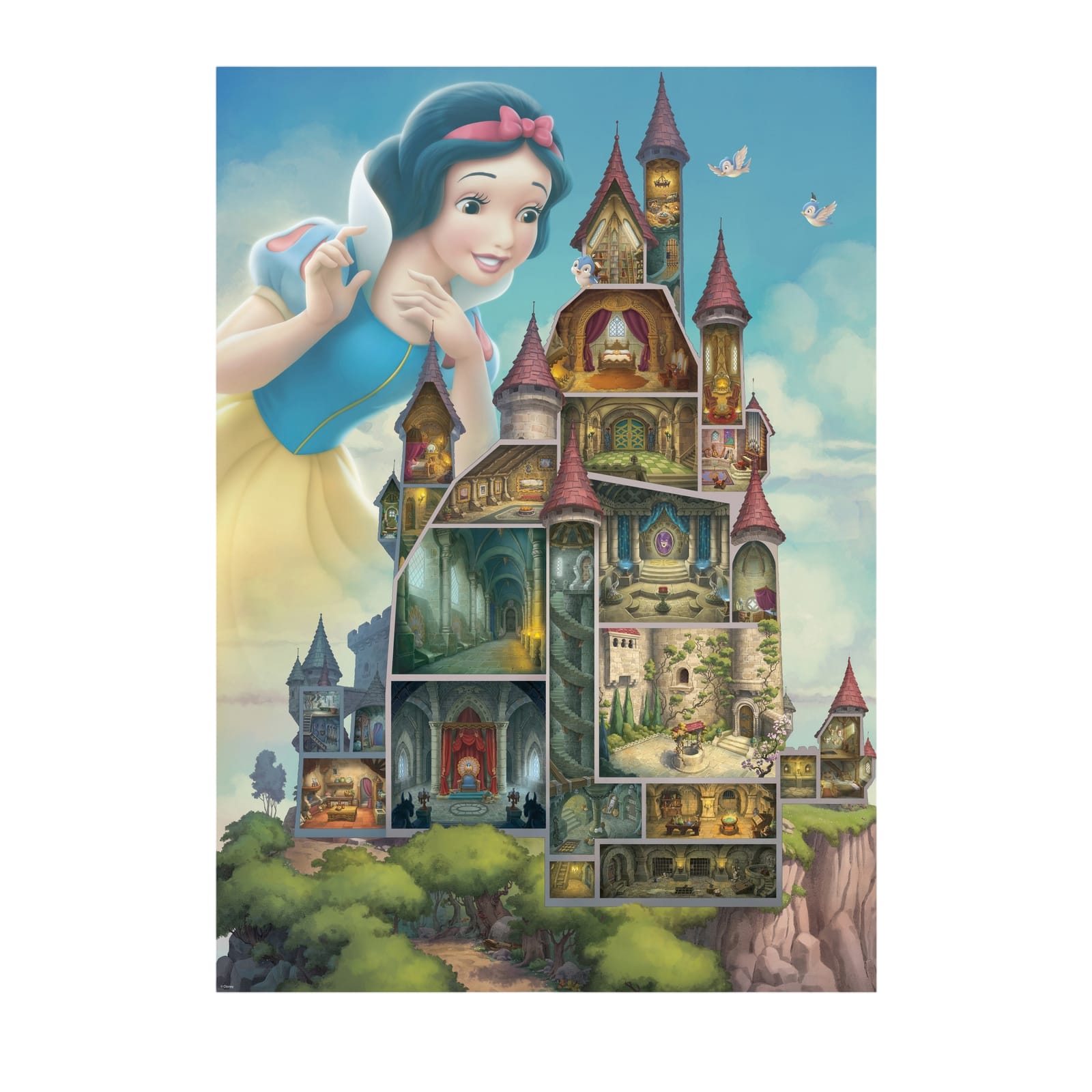 Disney Snow White Castle - 1000 Piece Puzzle