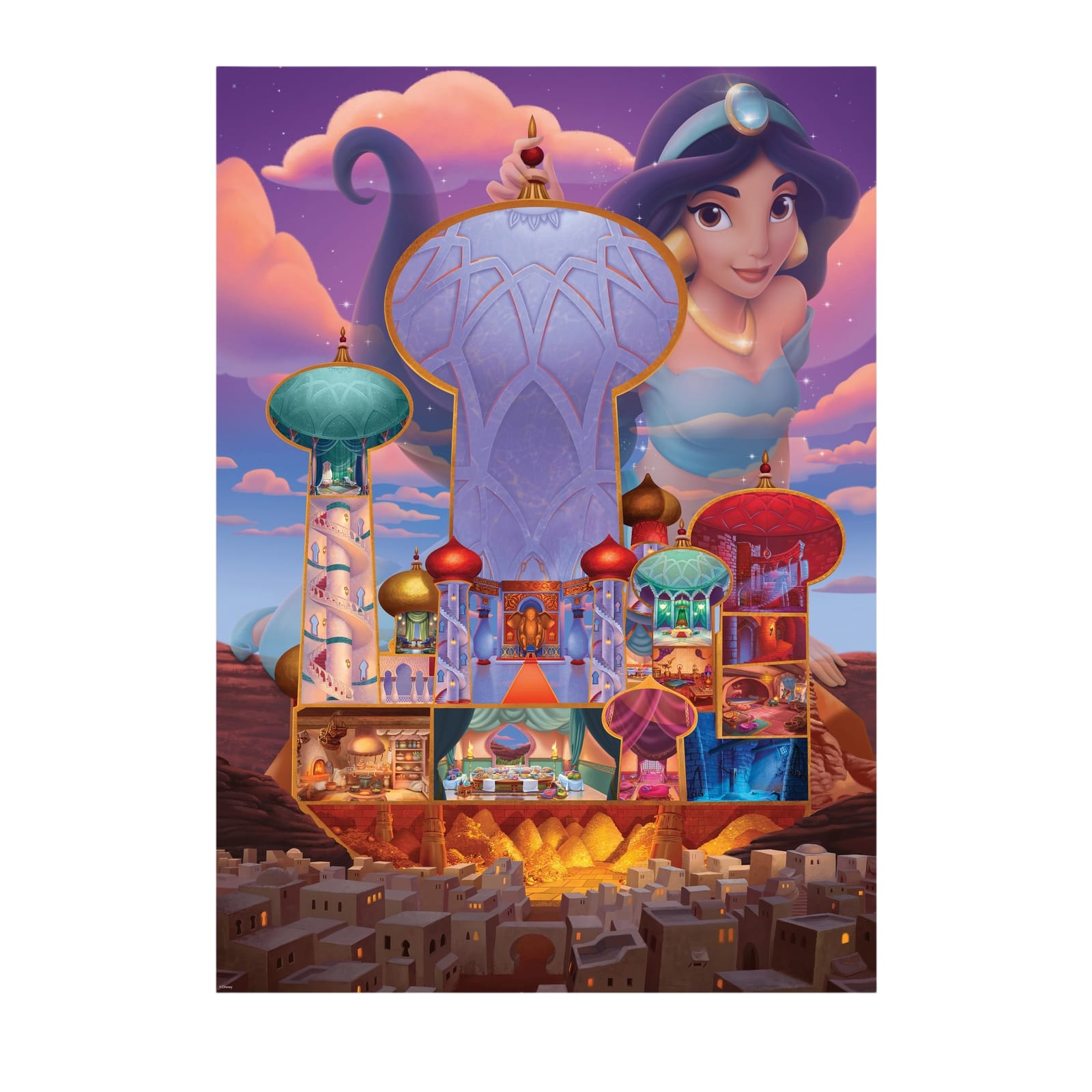 Disney Jasmine Castle - 1000 Piece Puzzle