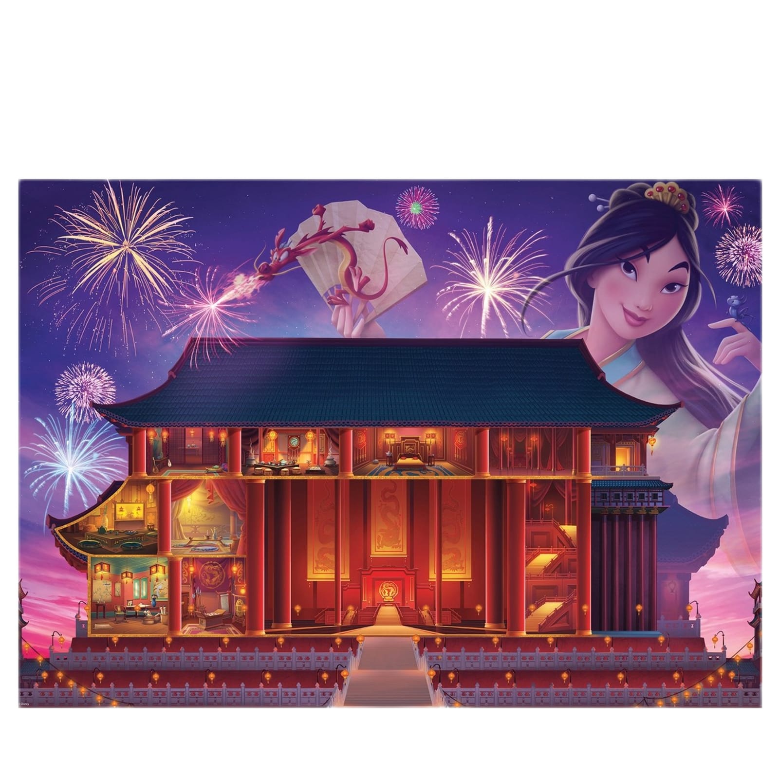 Disney Mulan Castle - 1000 Piece Puzzle