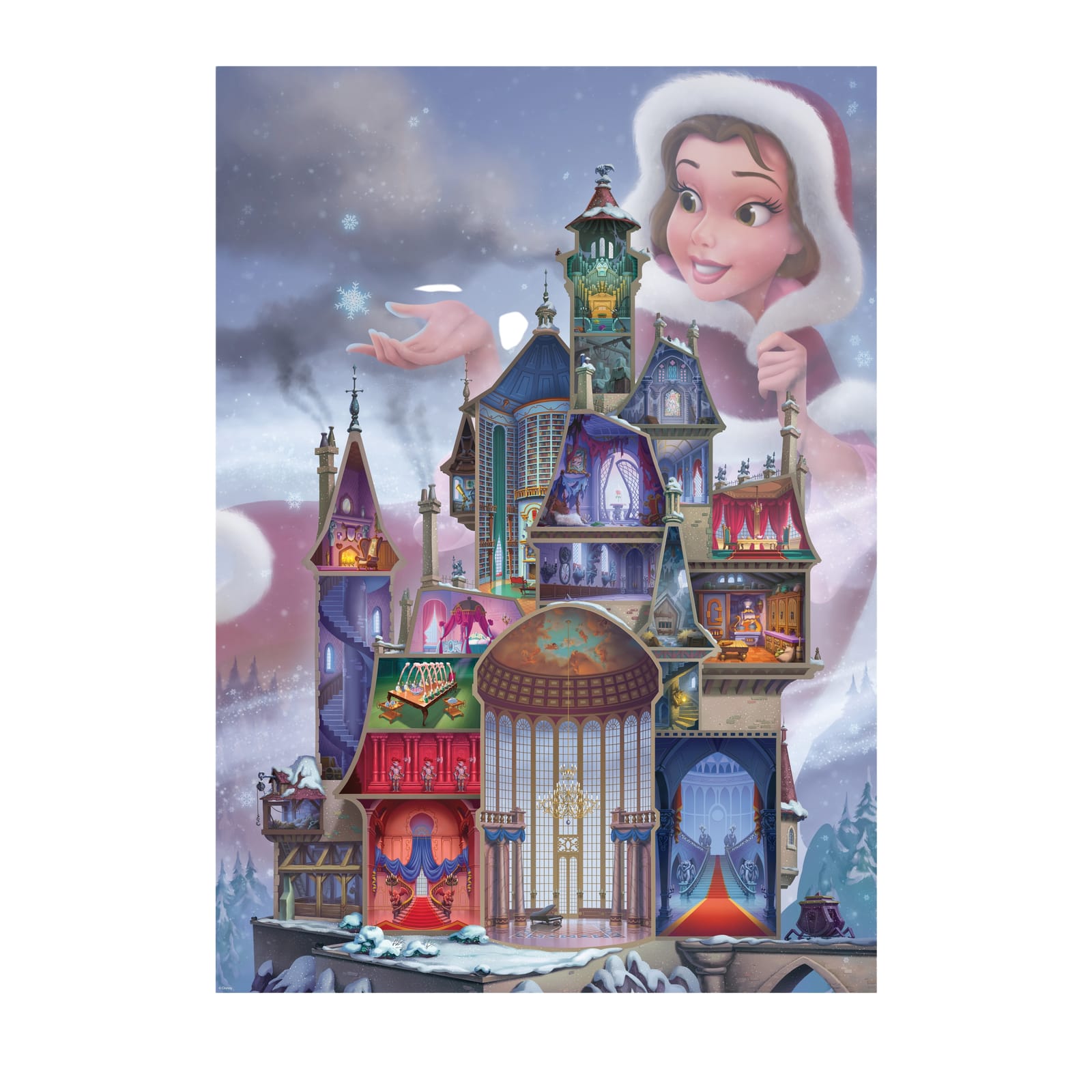 Disney Belle Castle - 1000 Piece Puzzle