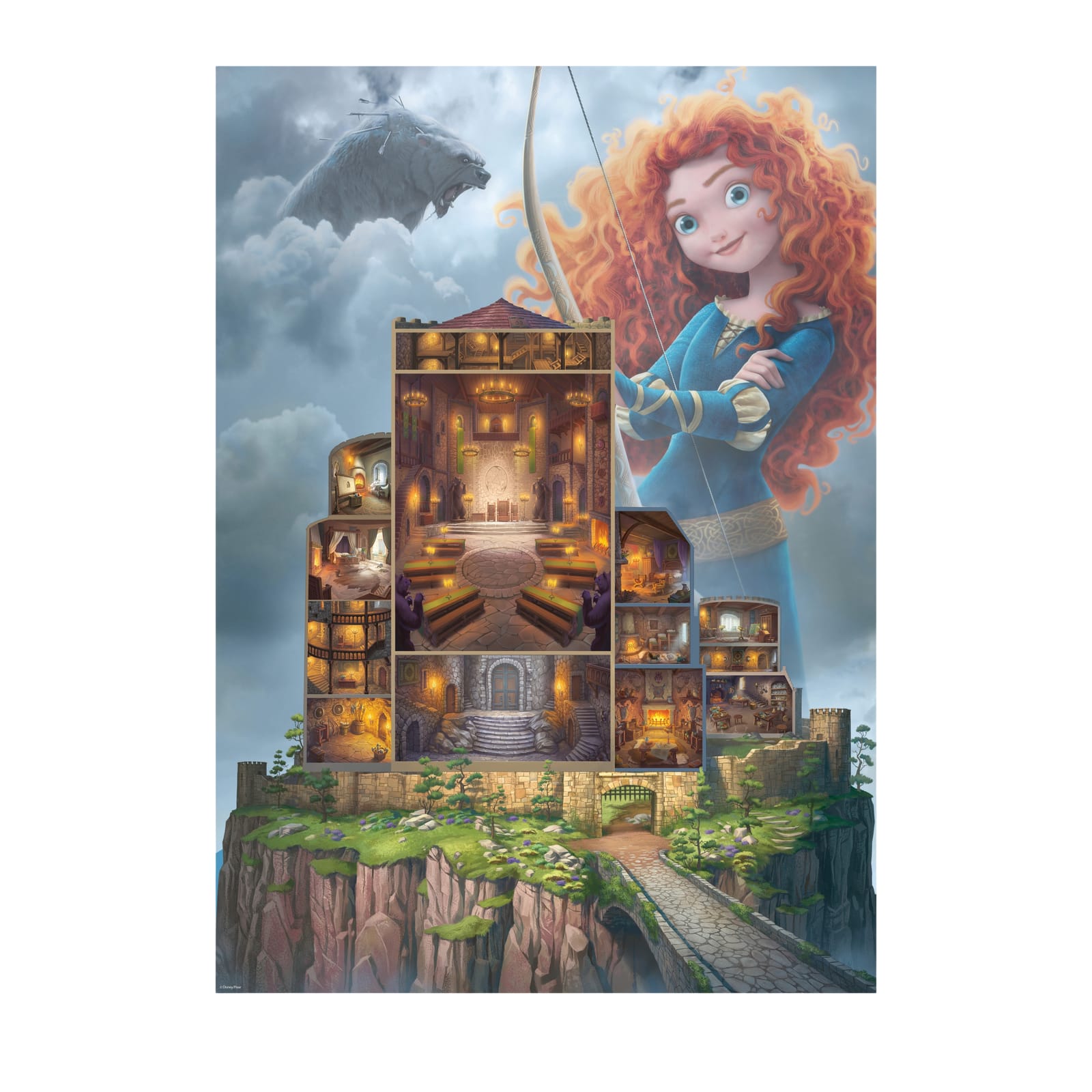 Disney Merida Castle - 1000 Piece Puzzle