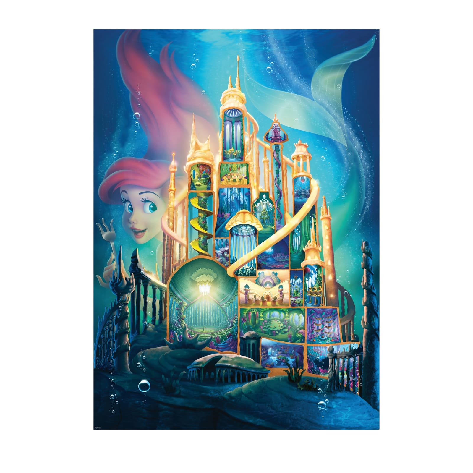 Disney Ariel Castle - 1000 Piece Puzzle