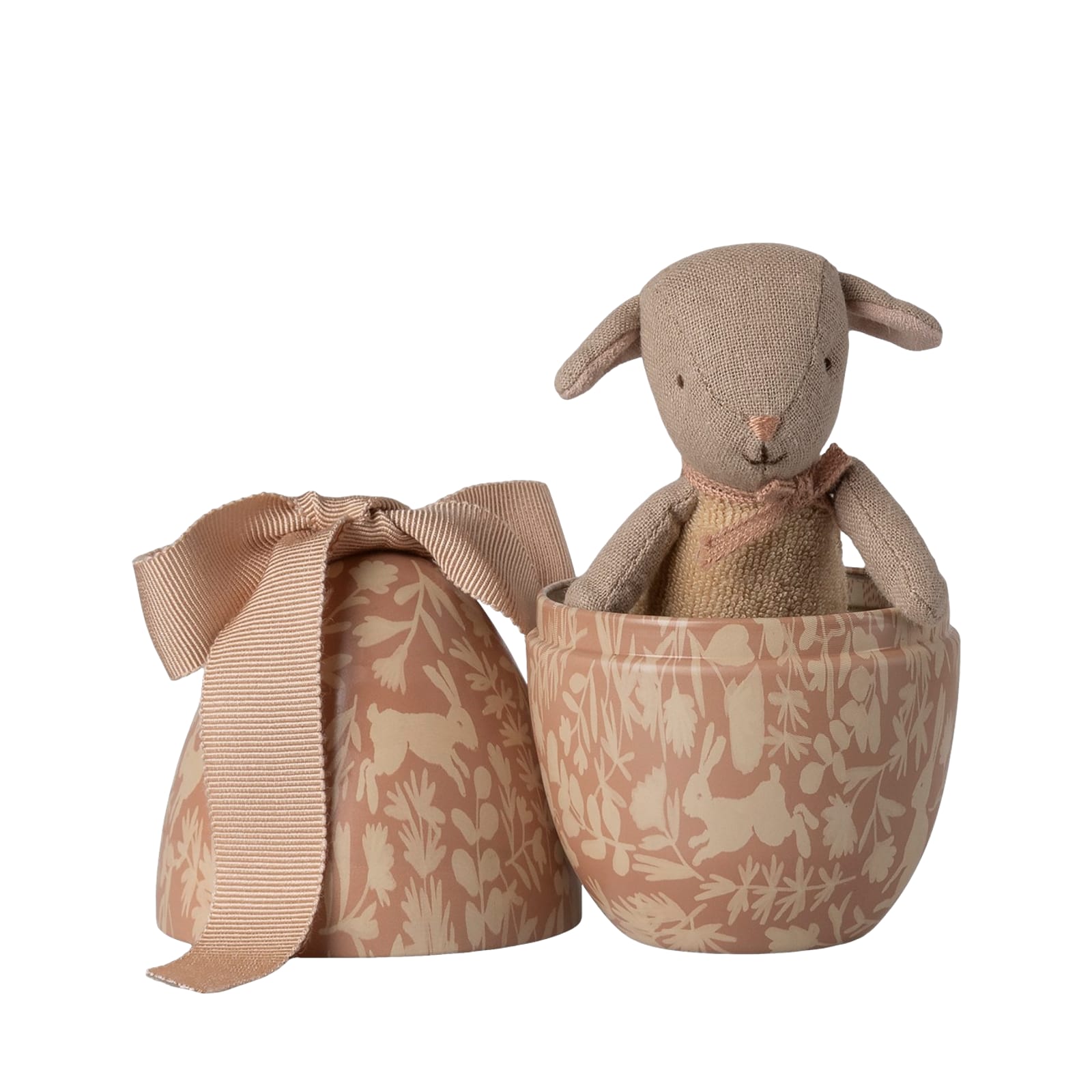 Easter Egg With Micro Lamb - Small - Powder