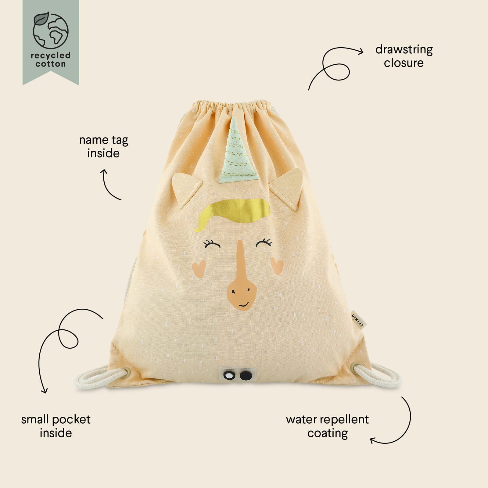 Drawstring Gym Bag - Mrs Unicorn