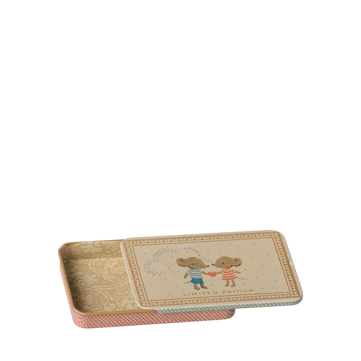 Sliding Lid Metal Box - Mice