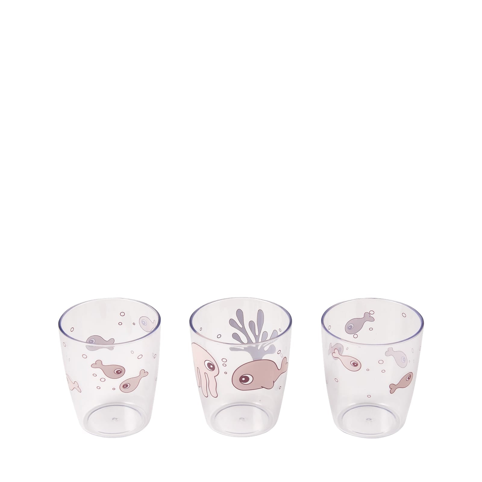 Mini Glasses 3 Pieces - Sea Friends Powder