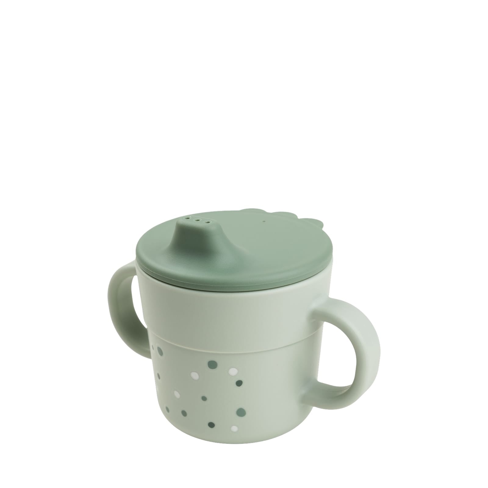 Sippy Cup - Happy Dots Green