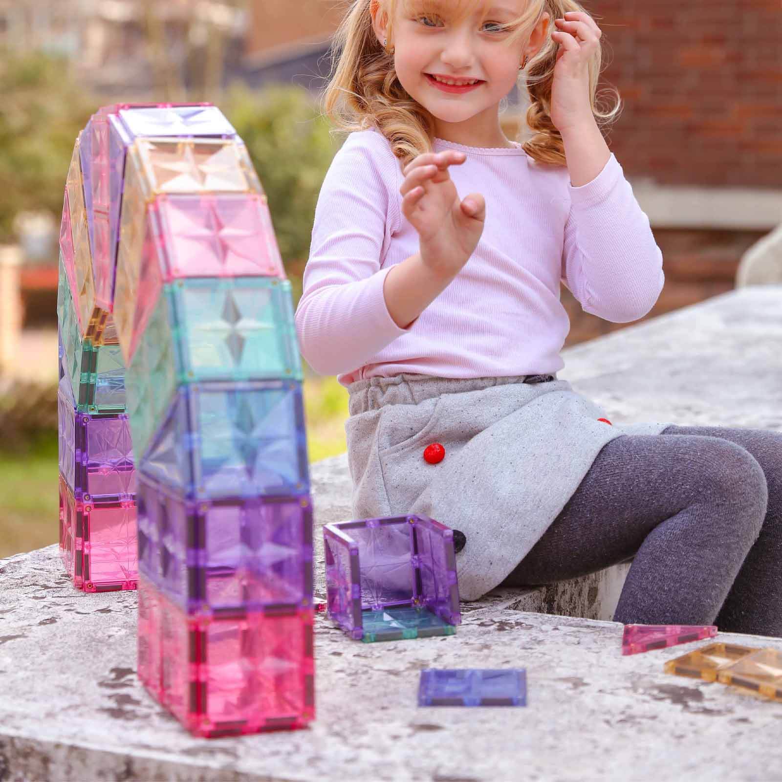Magnetic Tiles - Classic Colours 100 Pieces