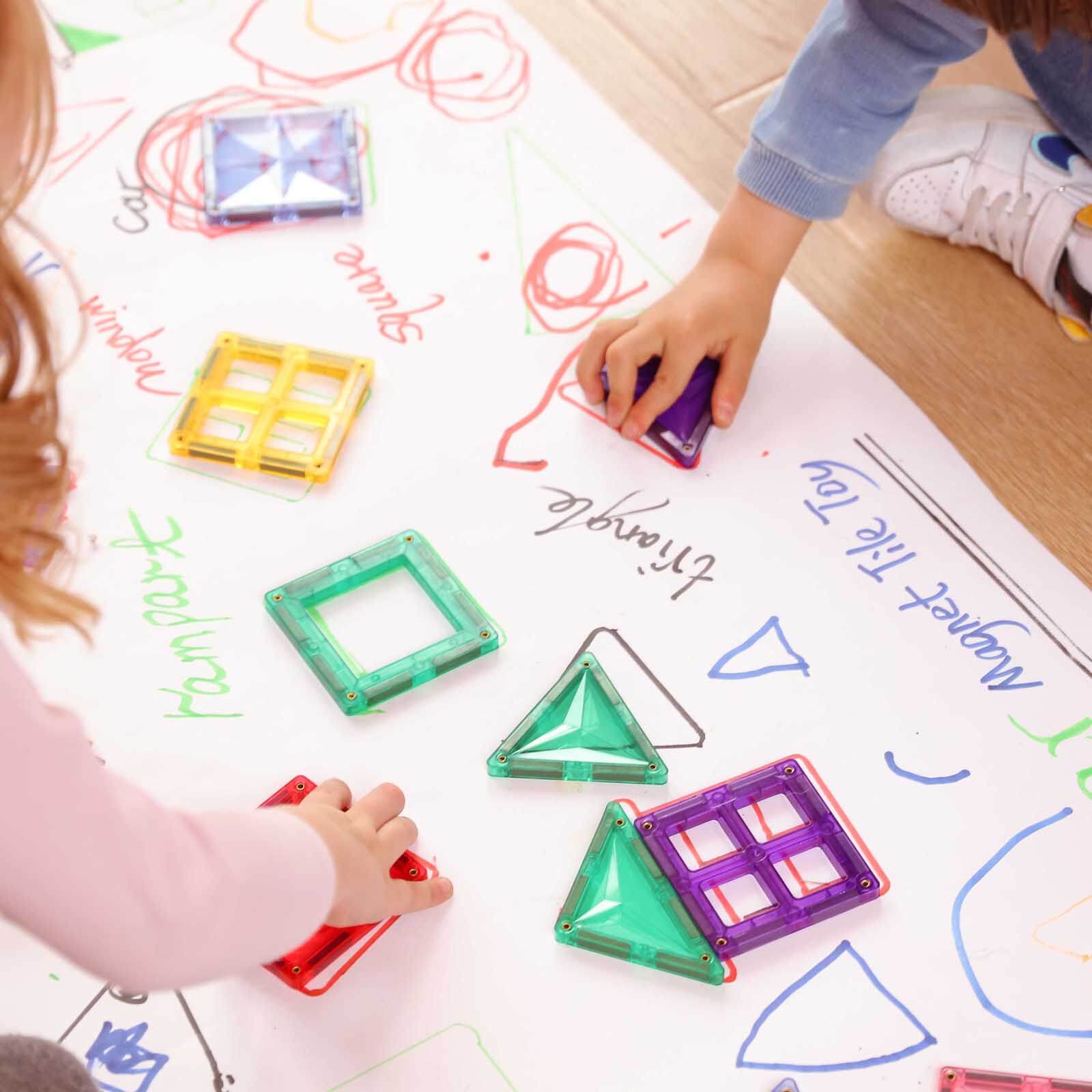 Magnetic Tiles - Classic Colours 50 Pieces