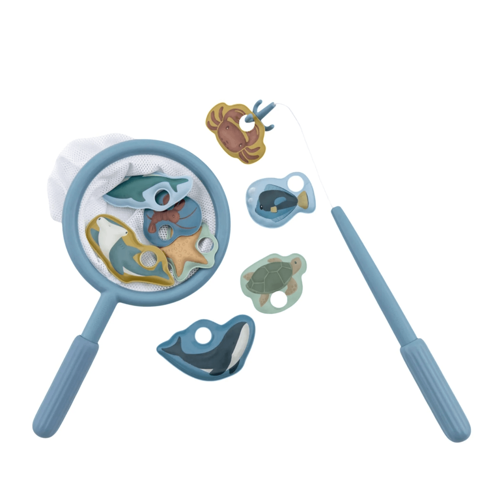 Bath Fishing Game - Blue Sea Creatures
