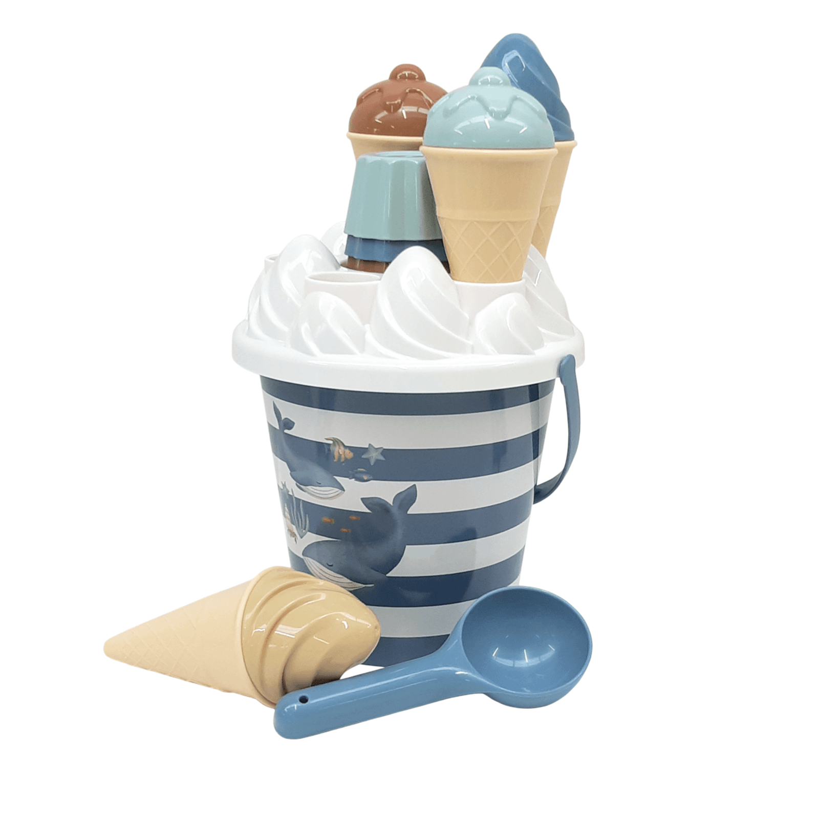 14 Piece Ice Cream Bucket Set - Ocean World