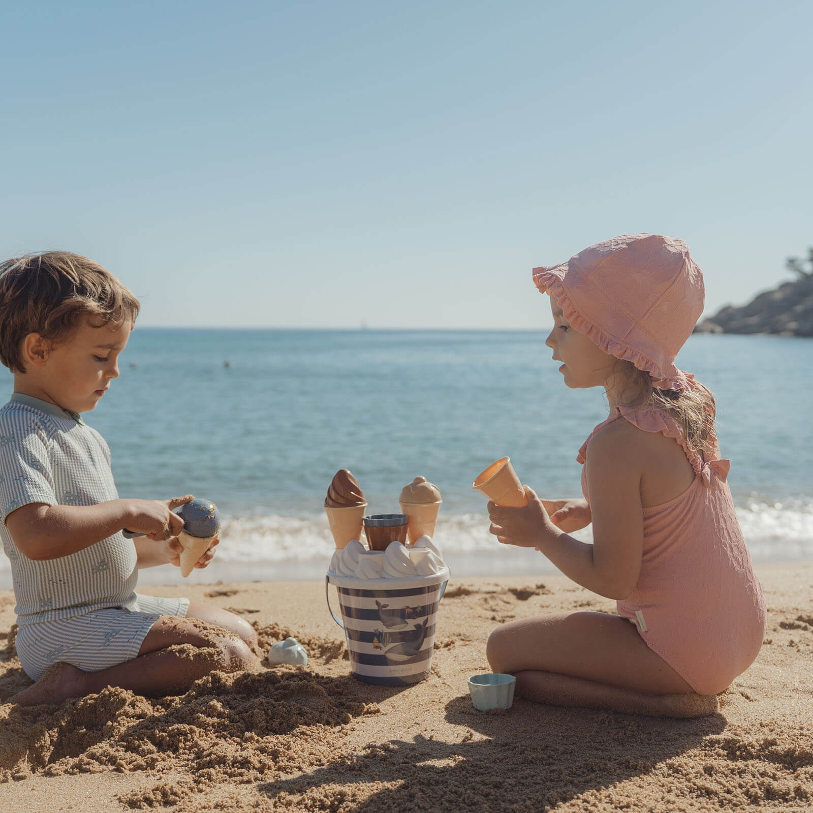 14 Piece Ice Cream Bucket Set - Ocean World