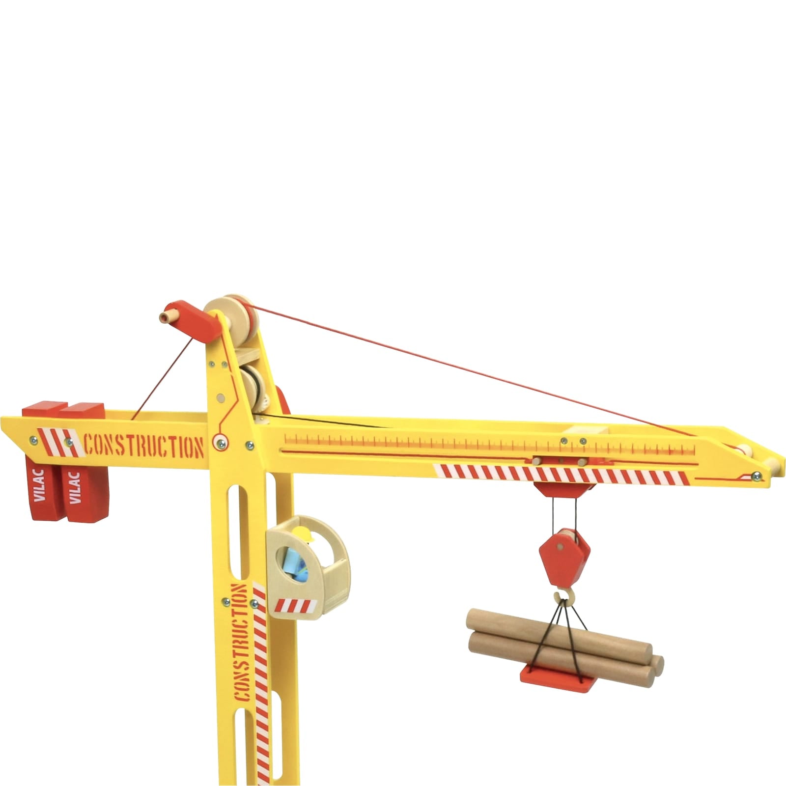 Large Wooden Crane - 12 Pieces