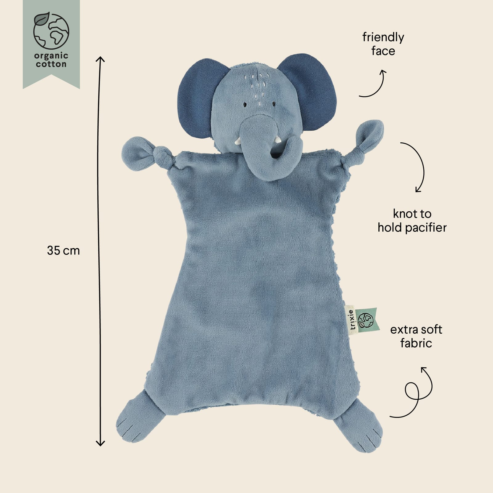 Baby Comforter - Mrs Elephant