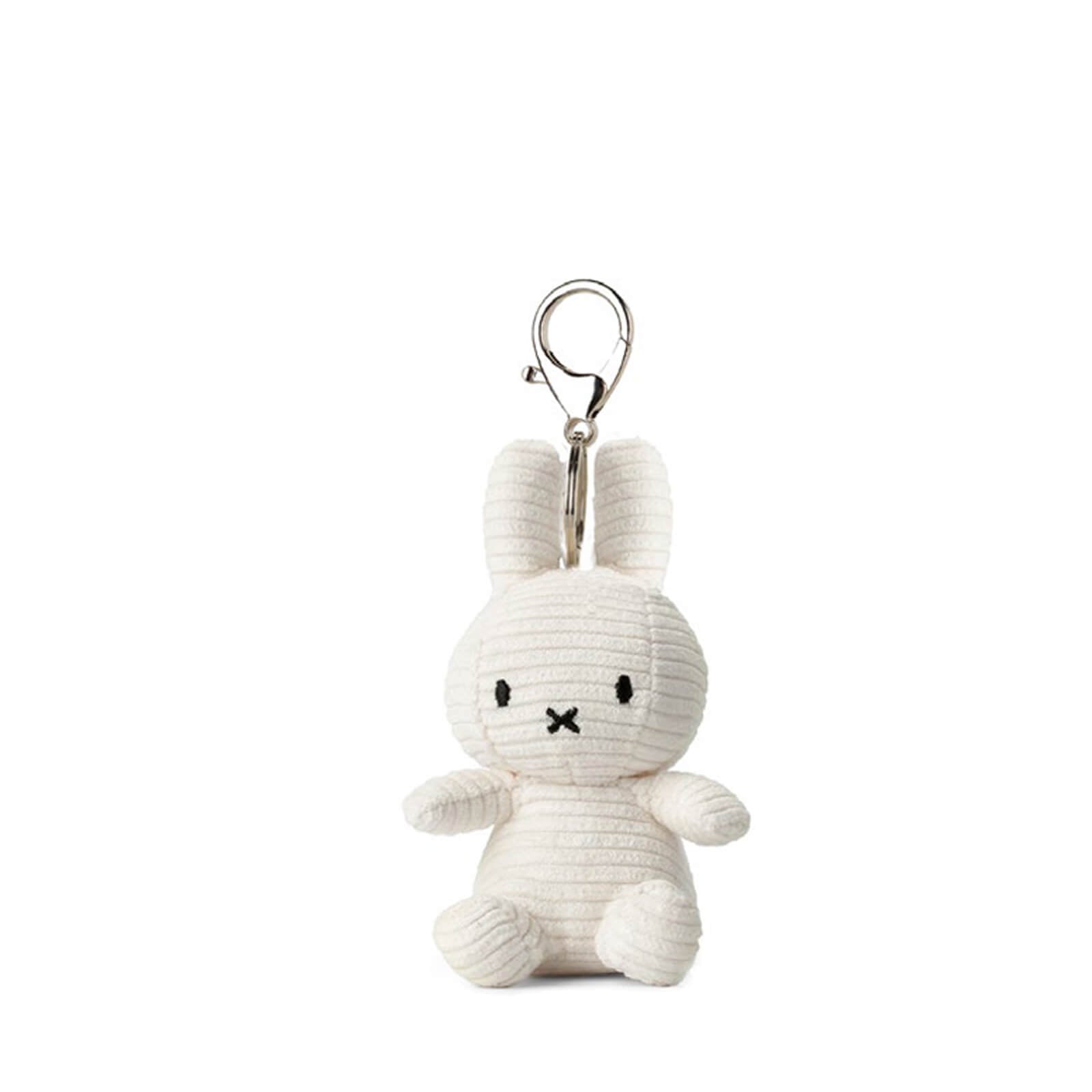 Miffy Corduroy Keychain 10cm Plush - White
