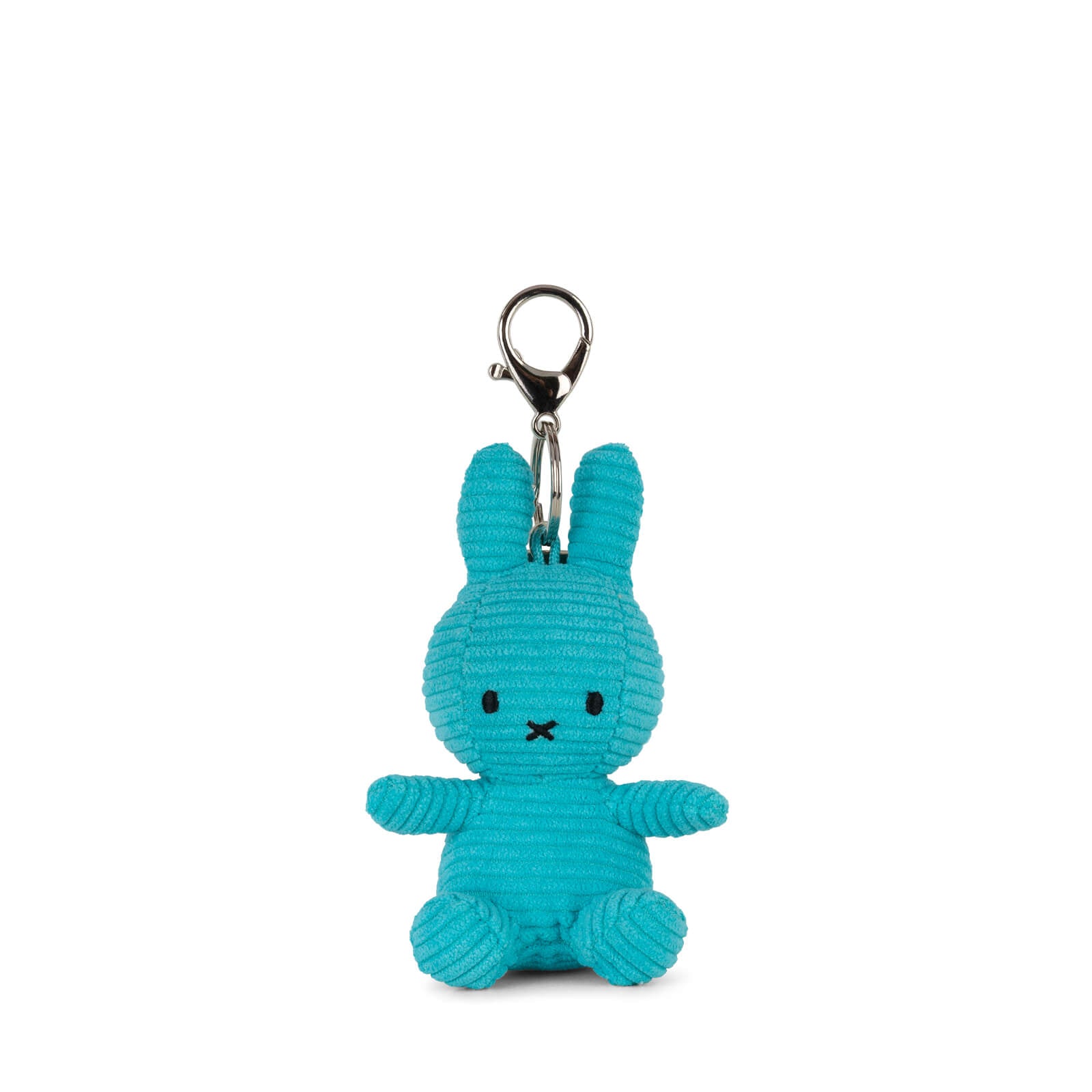 Miffy Corduroy Keychain 10cm Plush - Teal
