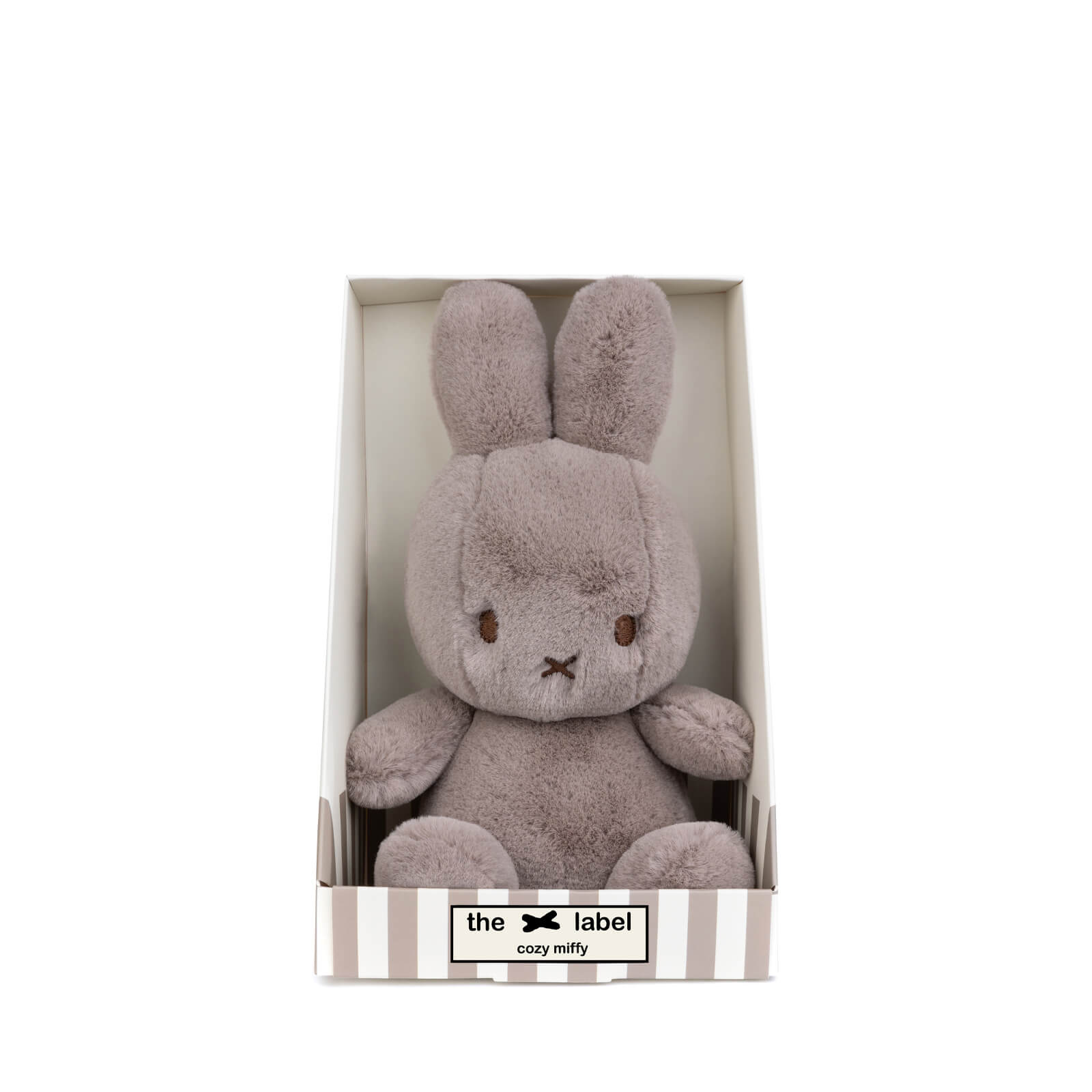 Miffy Cozy 23cm Plush Gift Boxed -Taupe