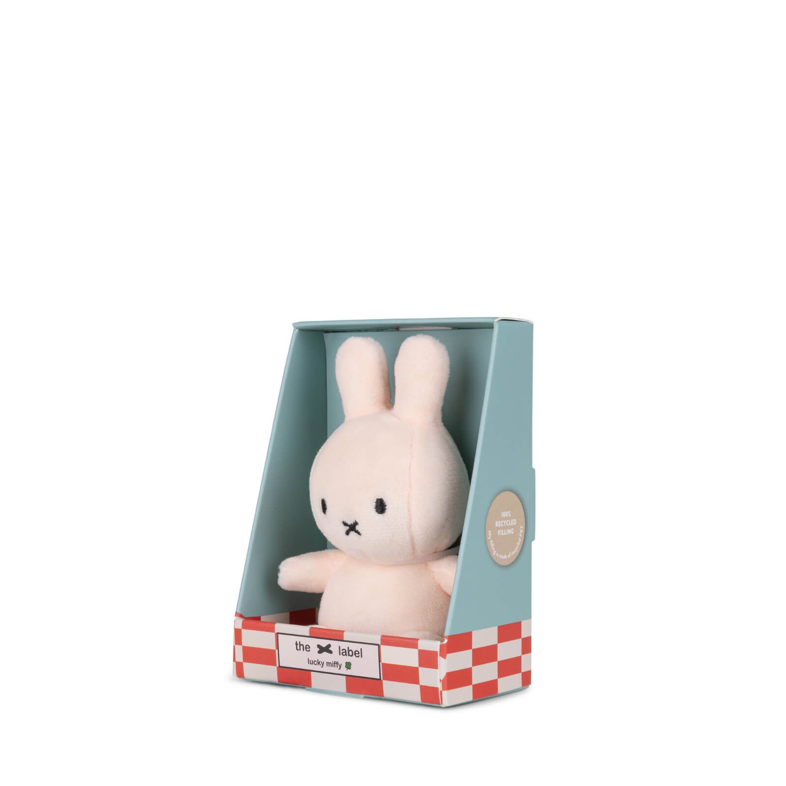 Lucky Miffy 10cm Plush Gift Boxed - Light Pink