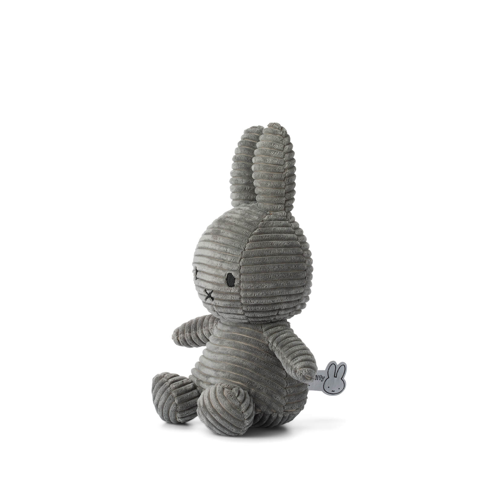 Miffy Corduroy 23cm Plush - Grey