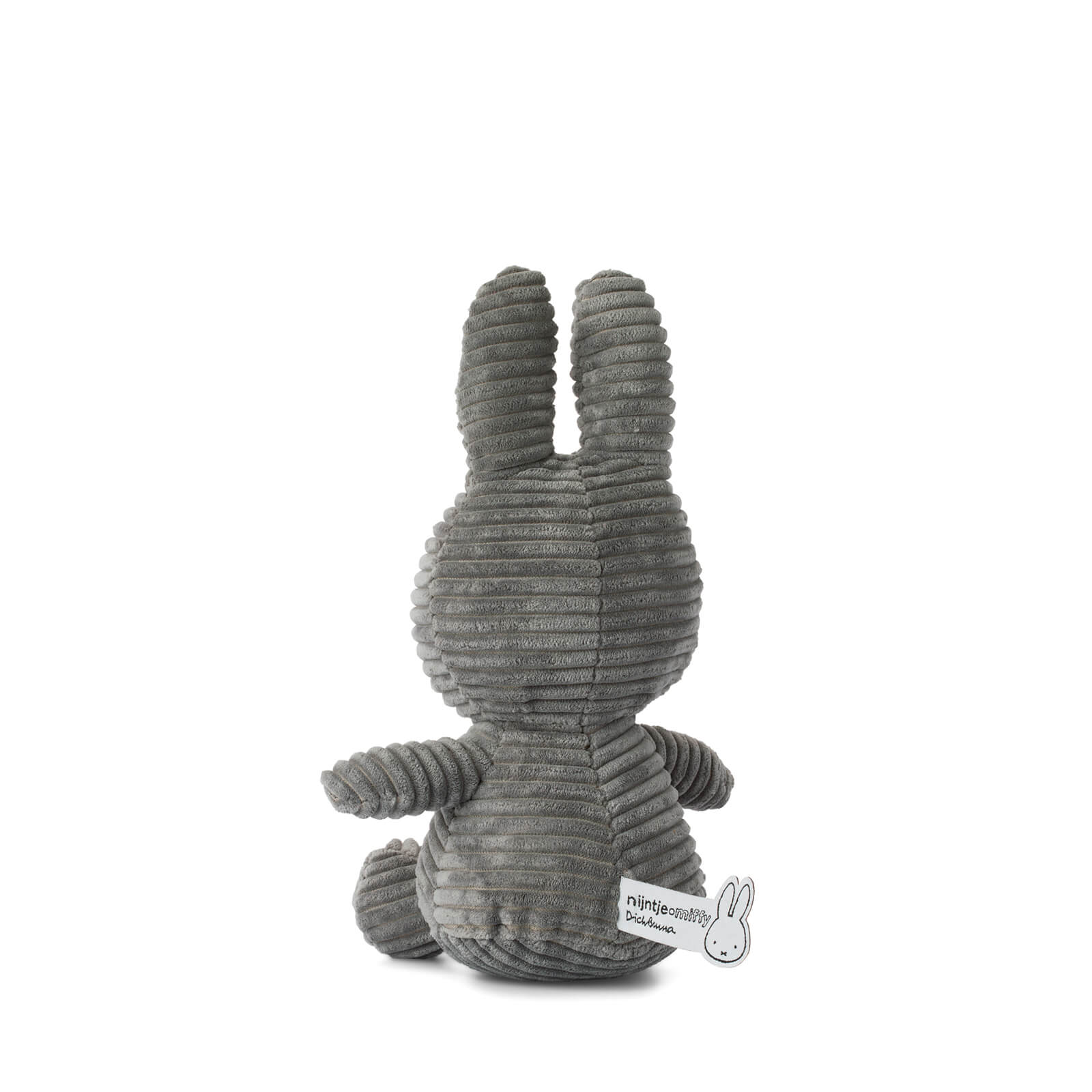 Miffy Corduroy 23cm Plush - Grey