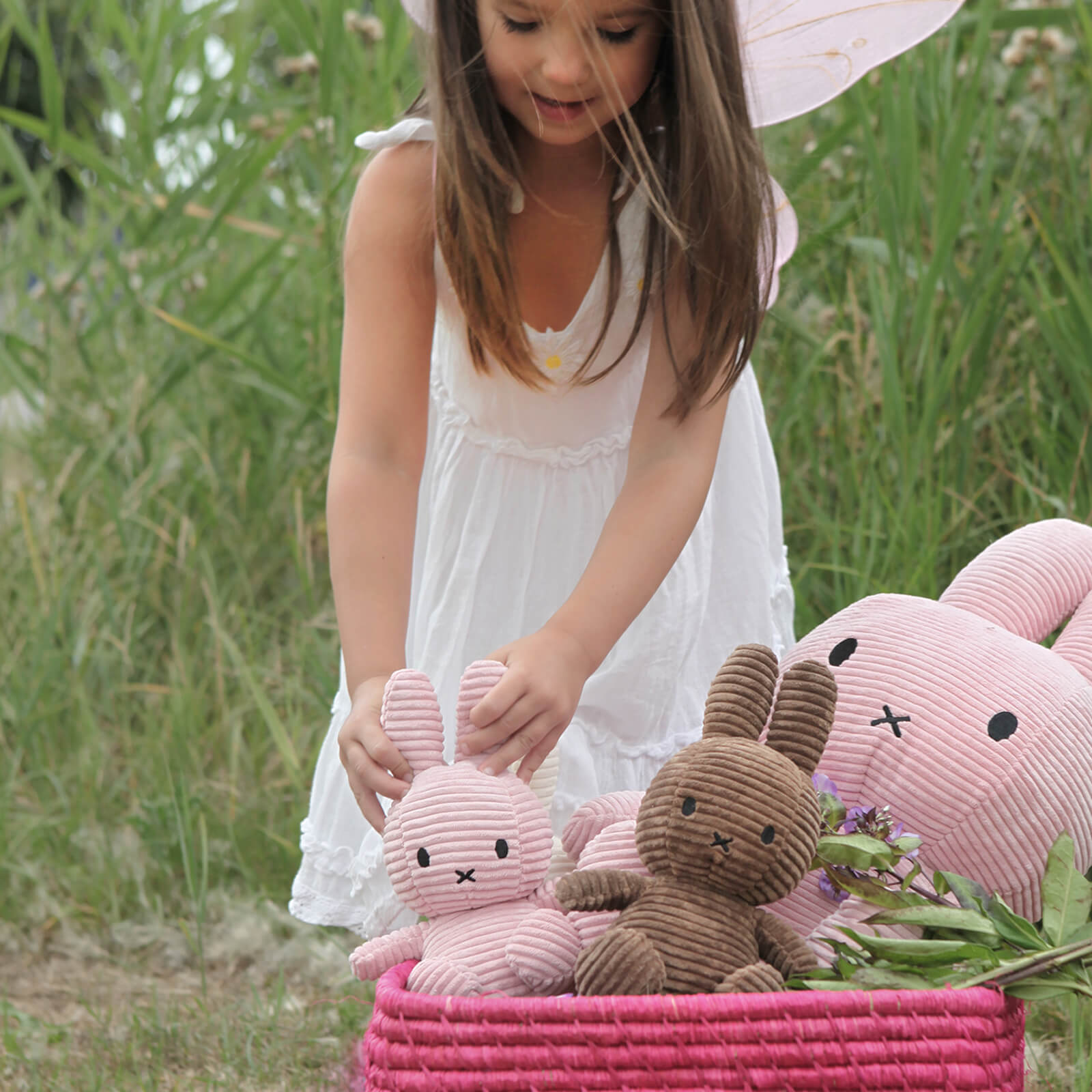 Miffy Corduroy 23cm Plush - Pink