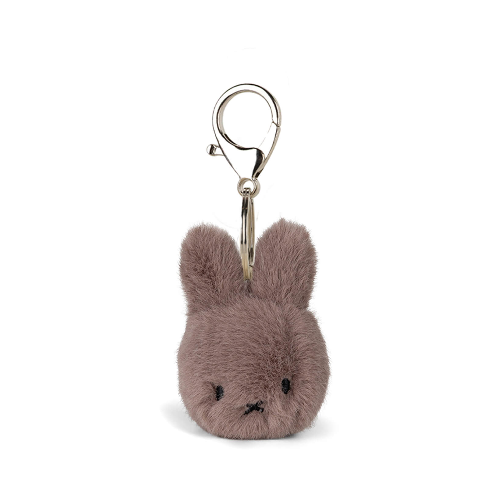 Miffy Fuzzy Keychain 8cm Plush - Taupe