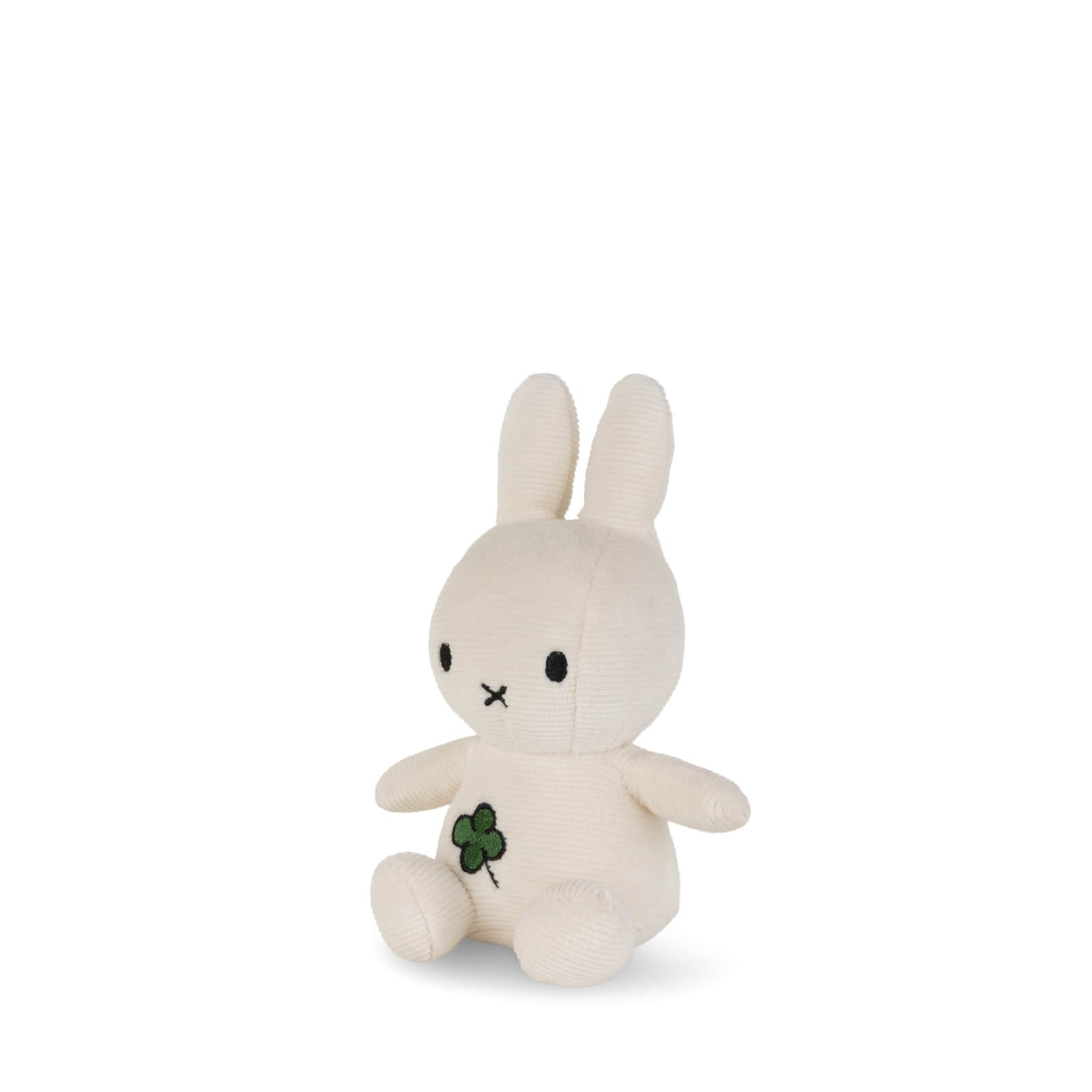 Miffy Corduroy 18cm Plush - Four Leaf Clover White
